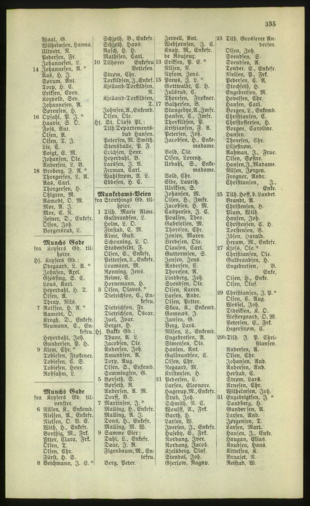 Kristiania/Oslo adressebok, PUBL/-, 1880, s. 335