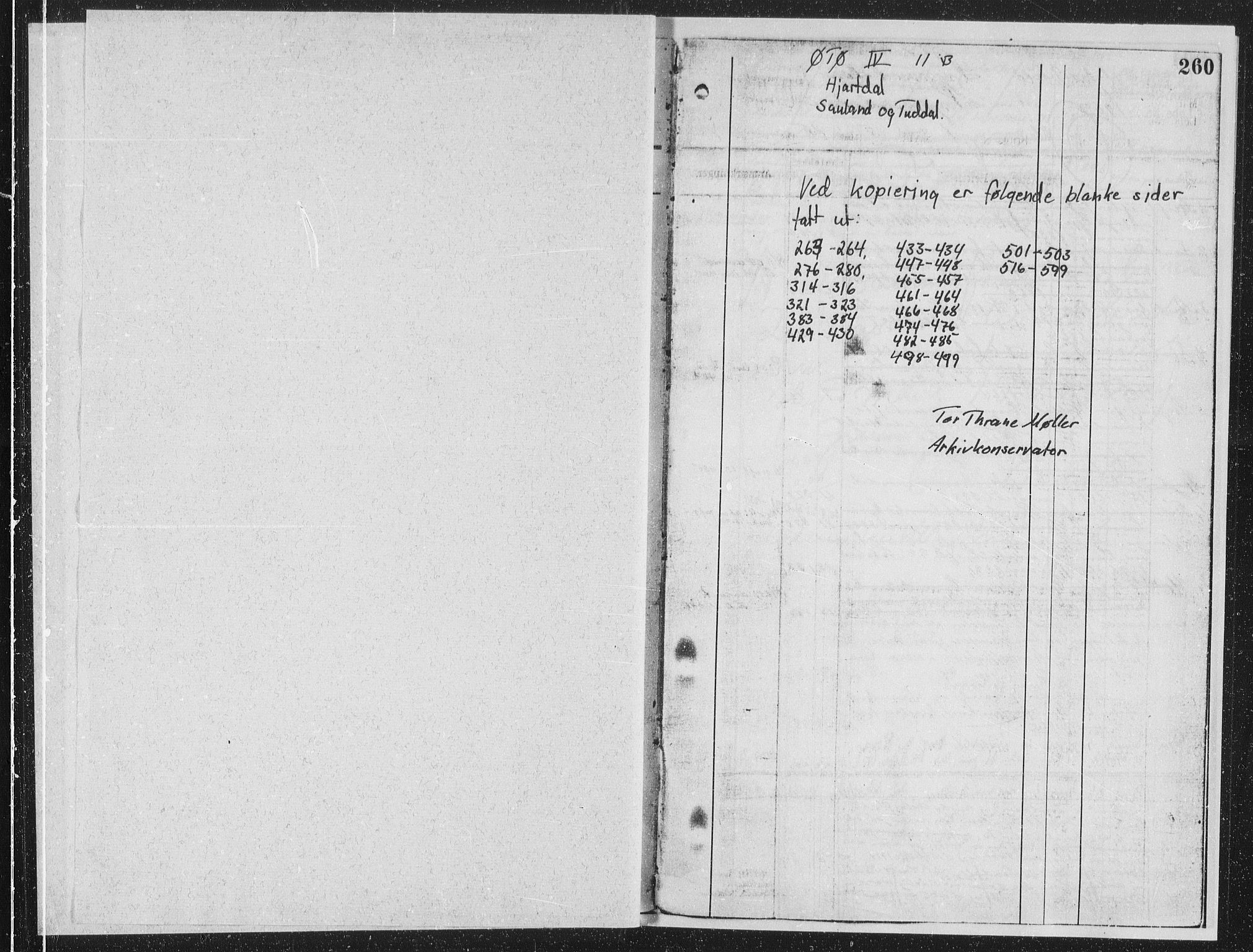 Øvre Telemark østfjelske sorenskriveri, SAKO/A-213/G/Gb/Gbd/L0011b: Panteregister nr. IV 11b, s. 260