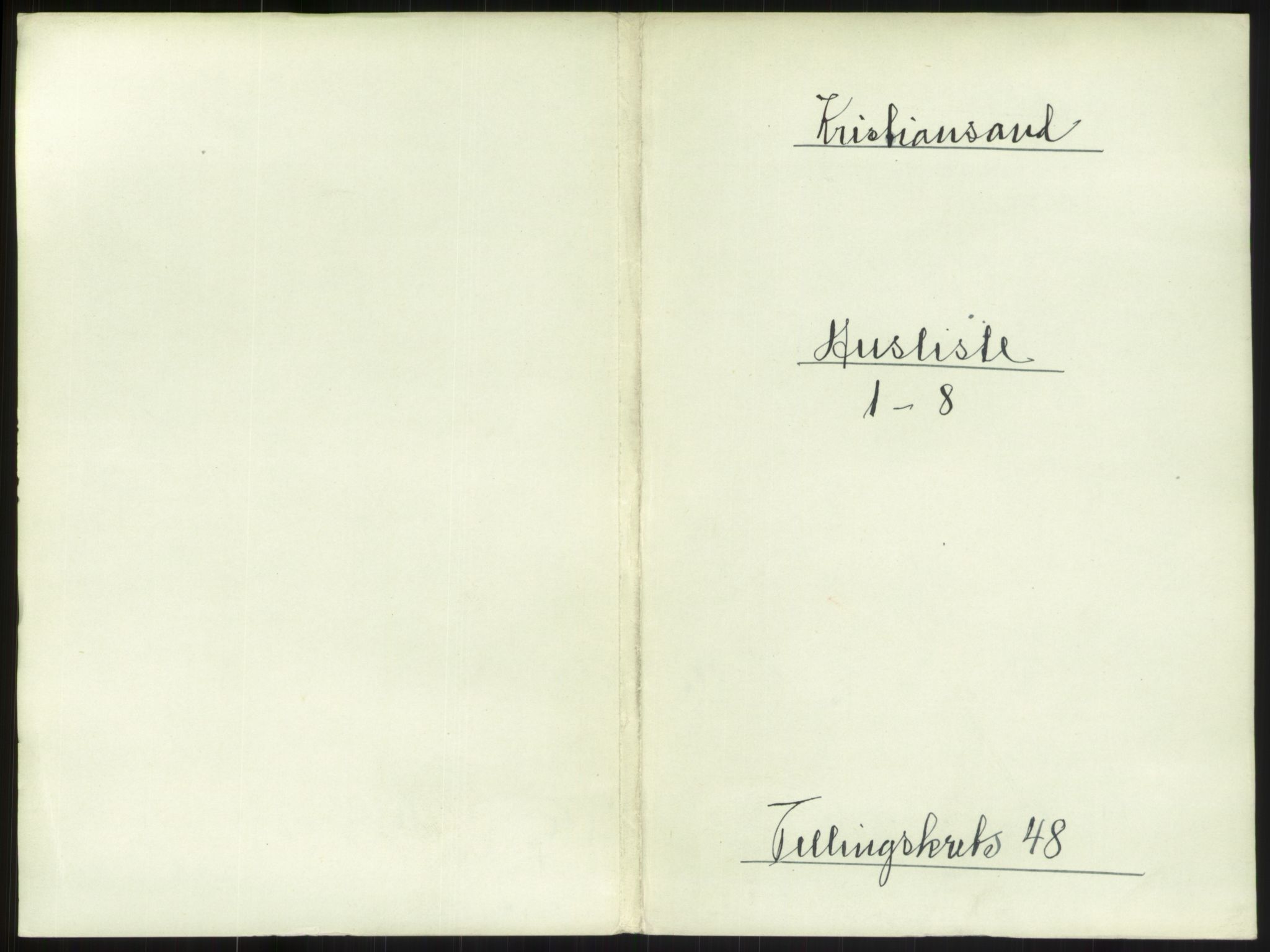 RA, Folketelling 1891 for 1001 Kristiansand kjøpstad, 1891, s. 2618