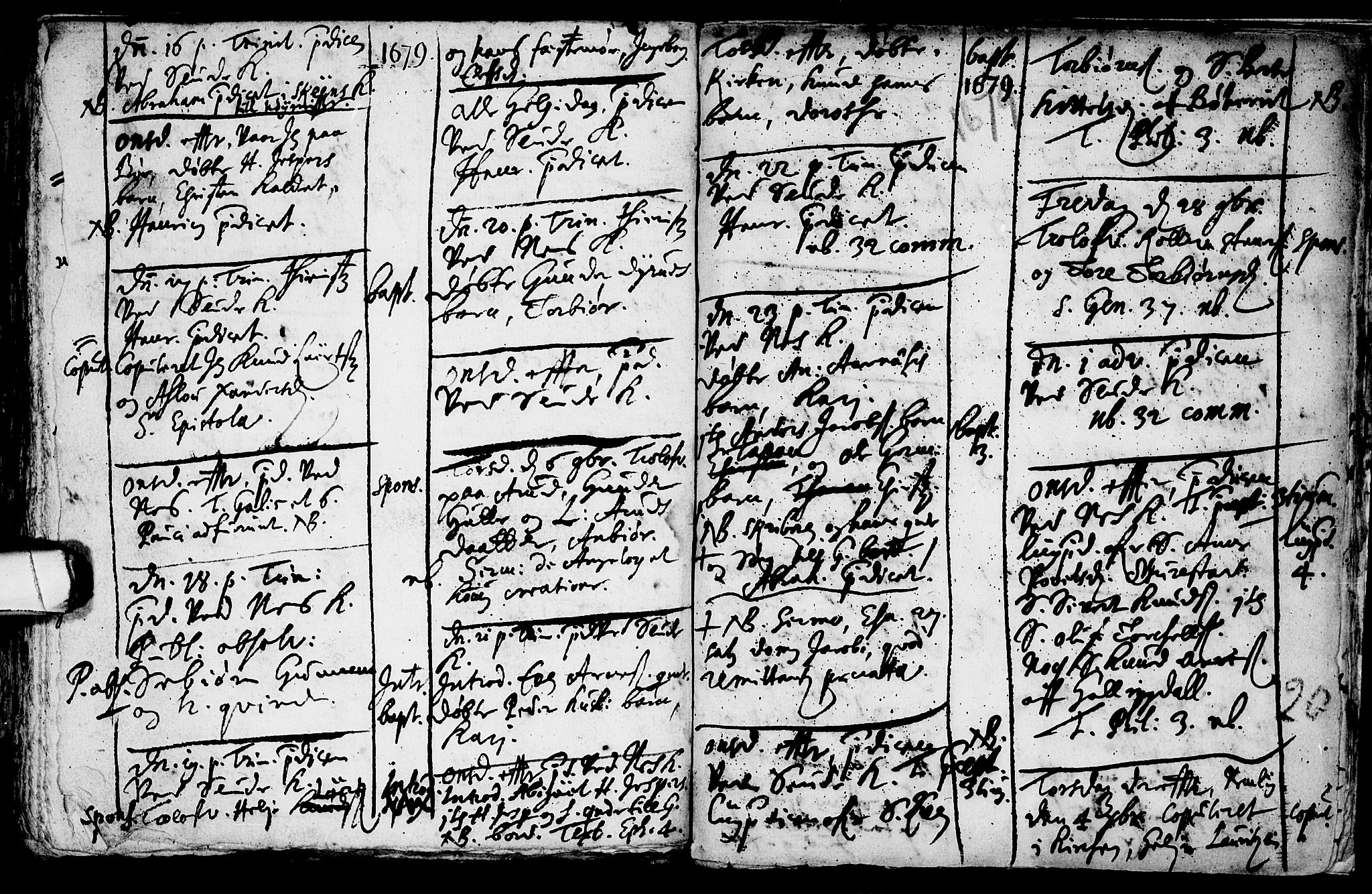 Sauherad kirkebøker, AV/SAKO-A-298/F/Fa/L0001: Ministerialbok nr. I 1, 1649-1681