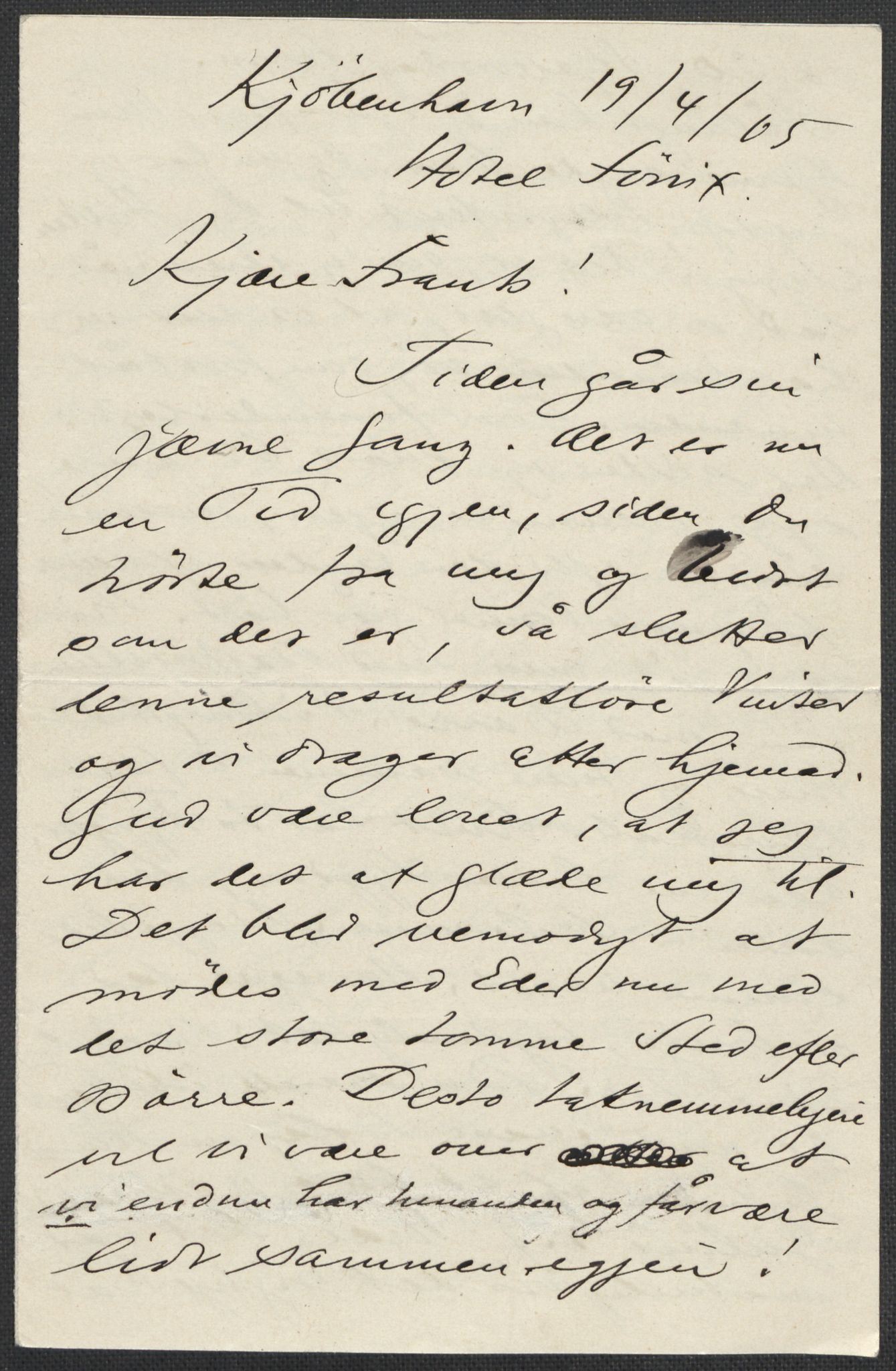 Beyer, Frants, RA/PA-0132/F/L0001: Brev fra Edvard Grieg til Frantz Beyer og "En del optegnelser som kan tjene til kommentar til brevene" av Marie Beyer, 1872-1907, s. 803