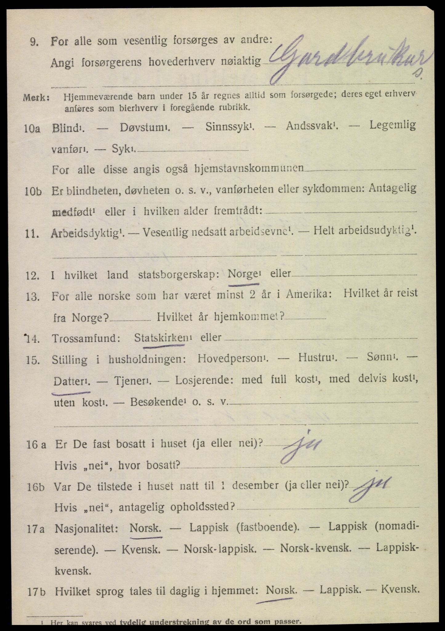 SAT, Folketelling 1920 for 1731 Sparbu herred, 1920, s. 5202