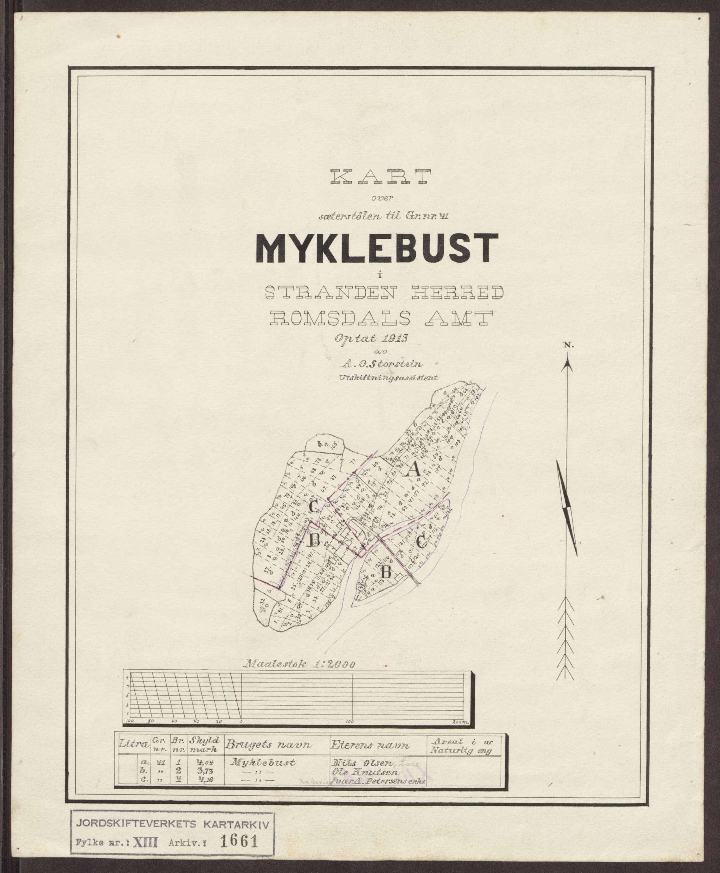 Jordskifteverkets kartarkiv, RA/S-3929/T, 1859-1988, s. 1956