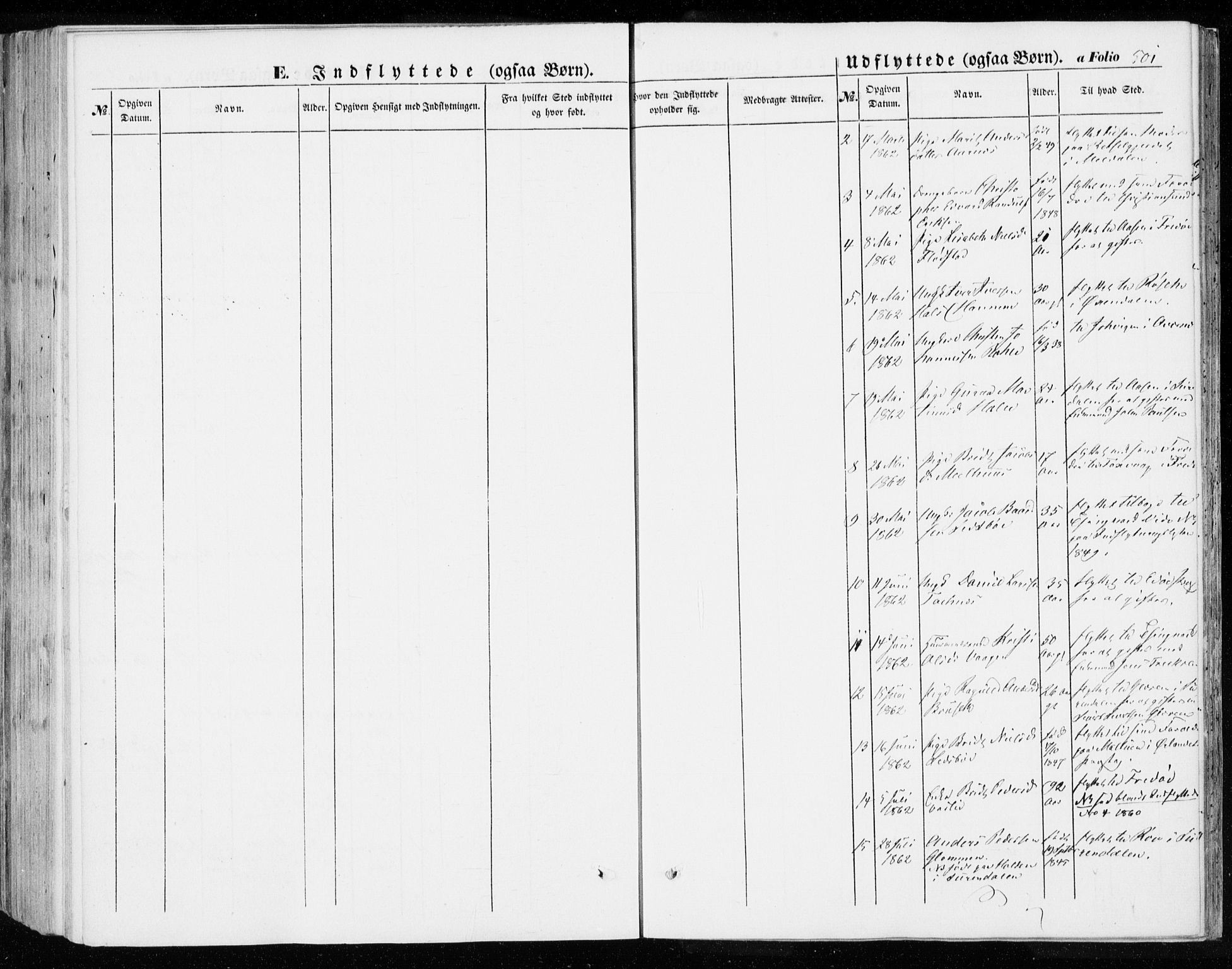 Ministerialprotokoller, klokkerbøker og fødselsregistre - Møre og Romsdal, AV/SAT-A-1454/592/L1026: Ministerialbok nr. 592A04, 1849-1867, s. 501