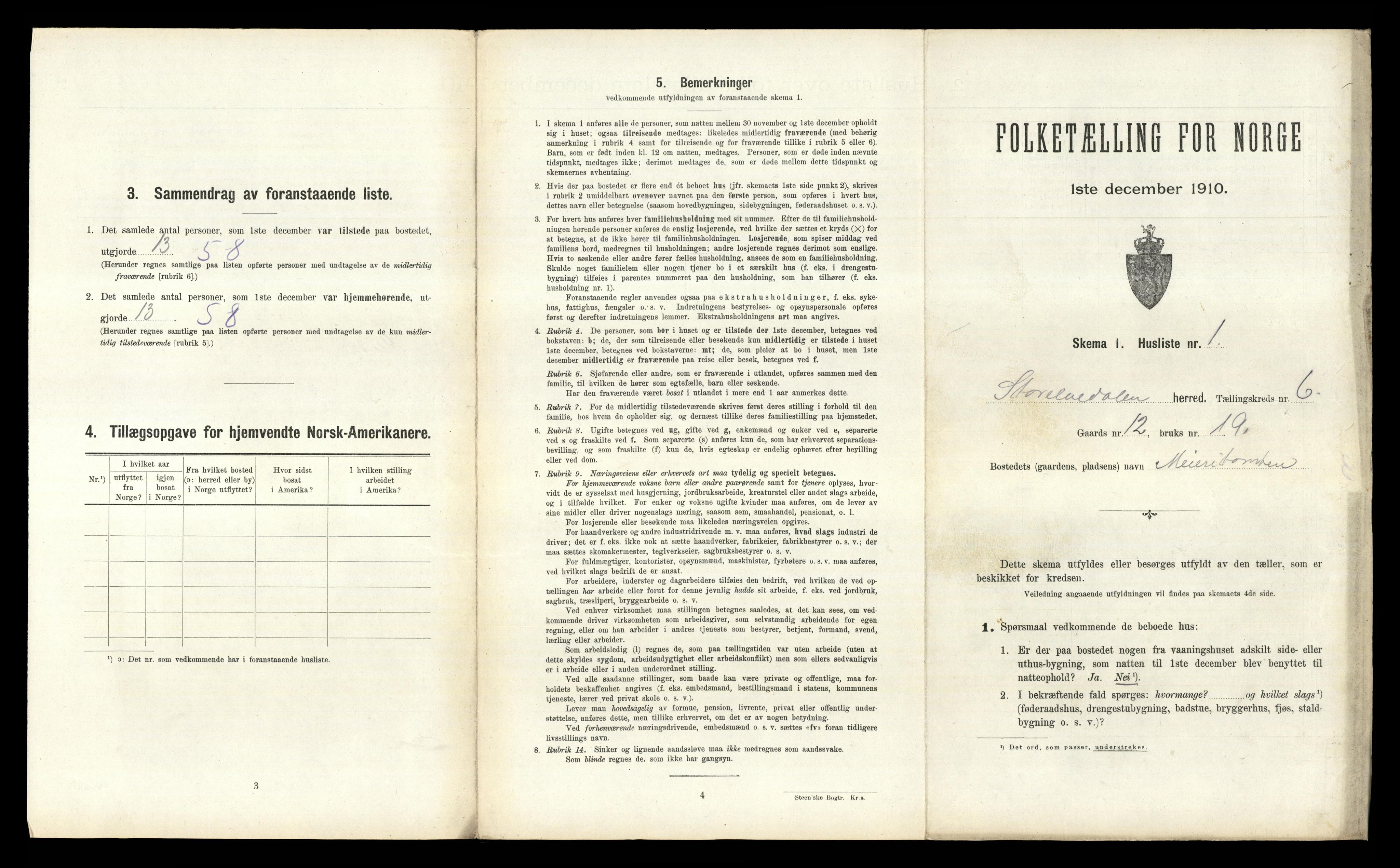 RA, Folketelling 1910 for 0430 Stor-Elvdal herred, 1910, s. 565