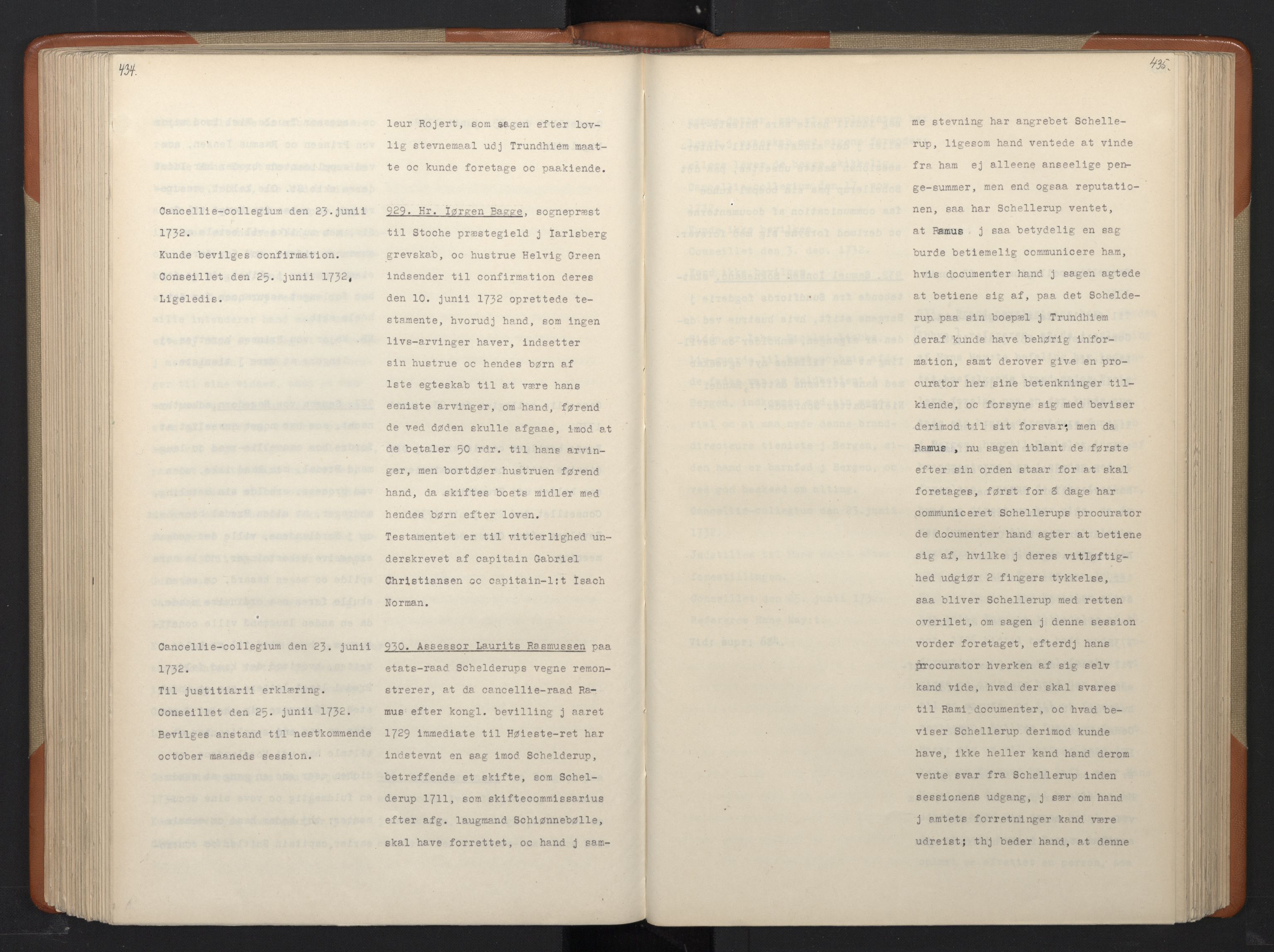 Avskriftsamlingen, RA/EA-4022/F/Fa/L0095: Supplikker, 1732, s. 222