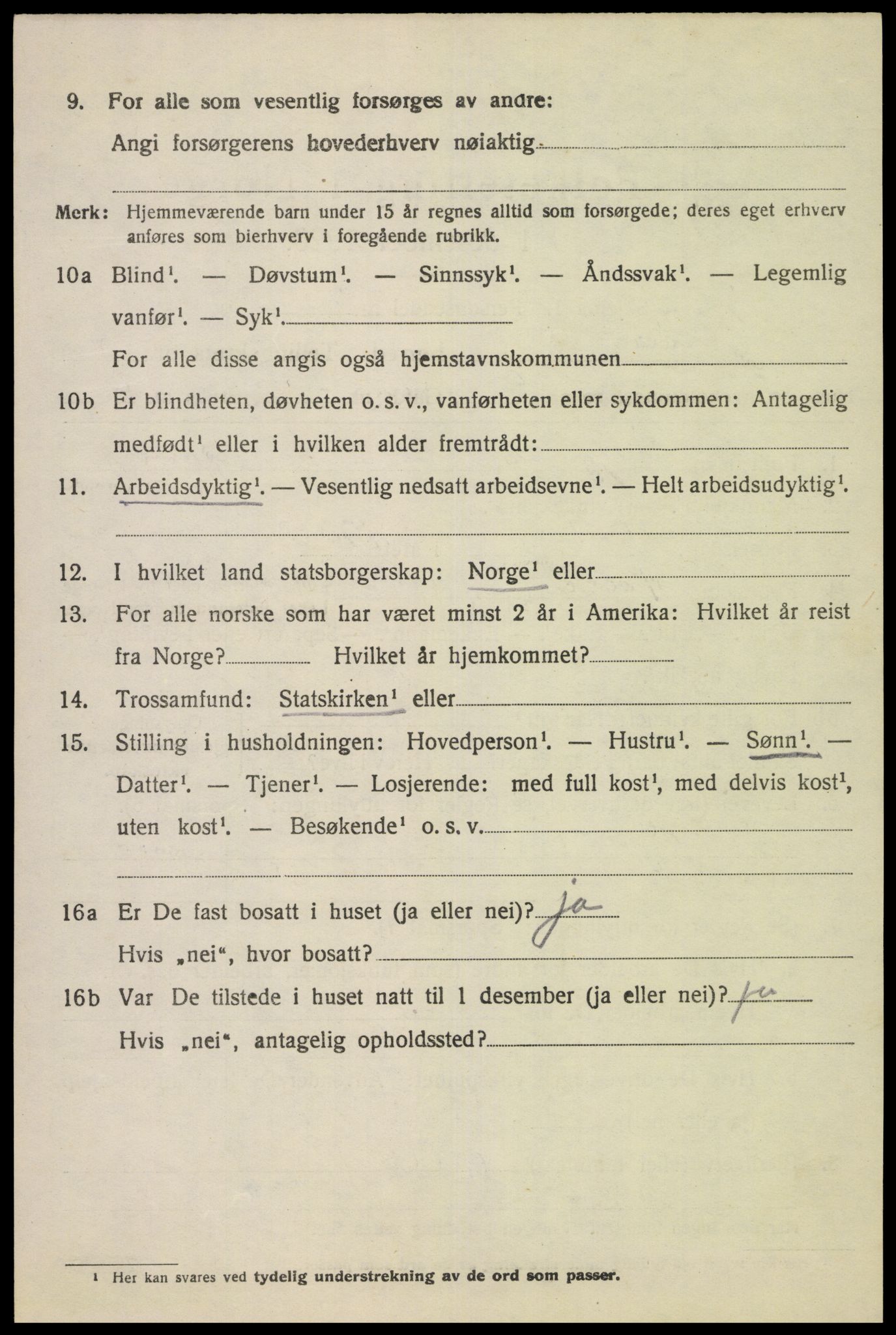 SAK, Folketelling 1920 for 1036 Fjotland herred, 1920, s. 553