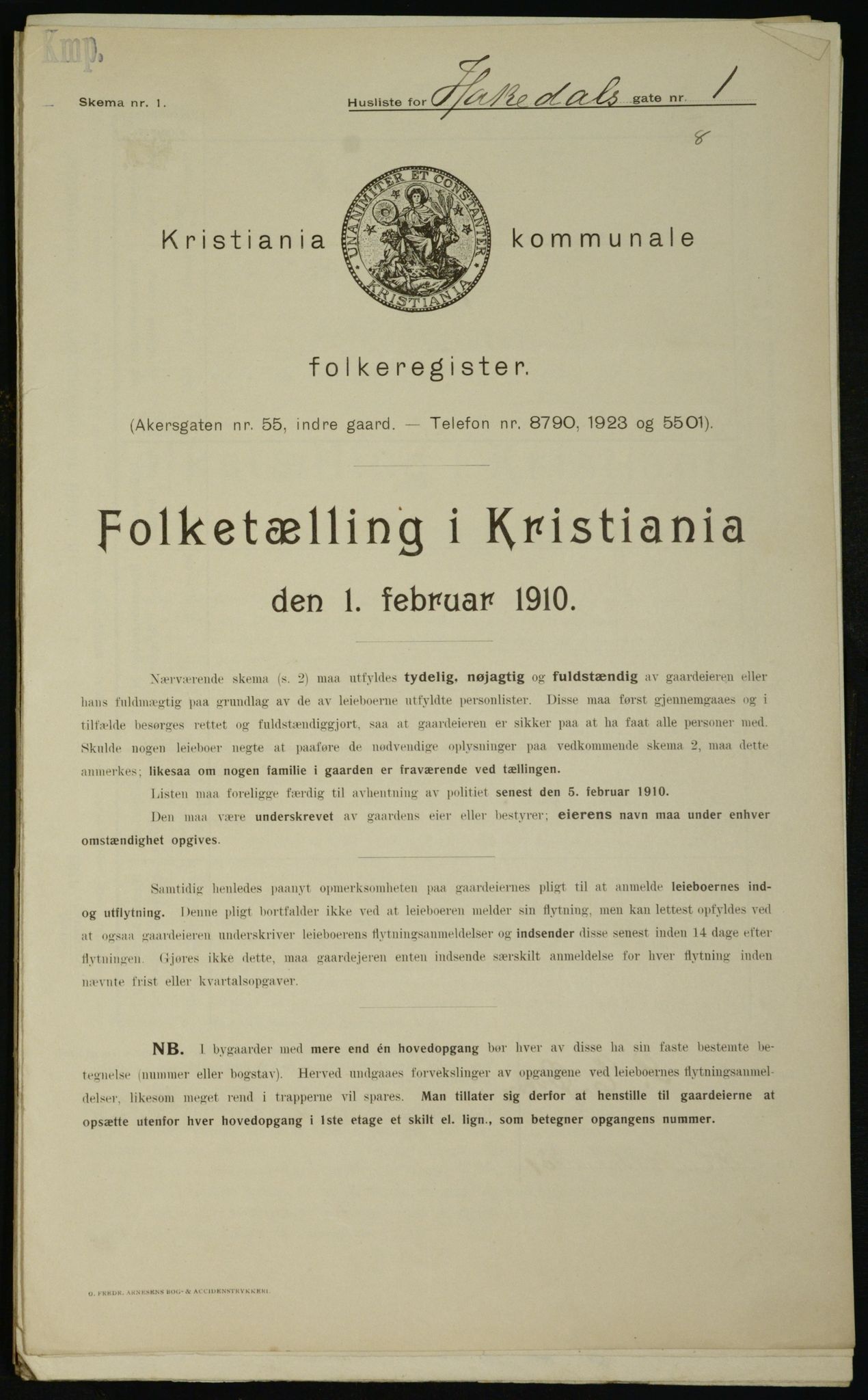 OBA, Kommunal folketelling 1.2.1910 for Kristiania, 1910, s. 31925