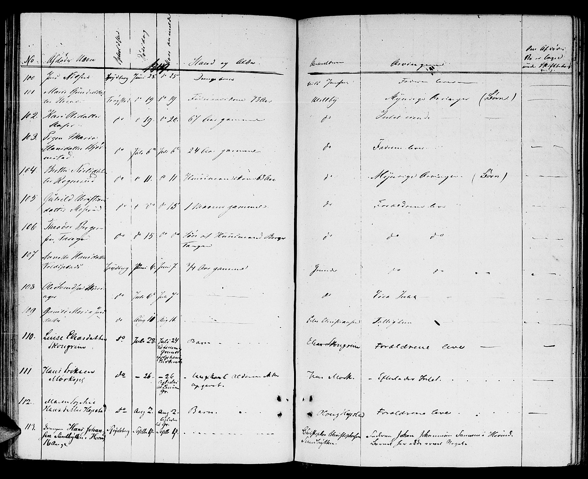 Heggen og Frøland sorenskriveri I, AV/SAO-A-11556/H/Ha/Haa/L0001: Dødsanmeldelsesprotokoll, 1838-1862