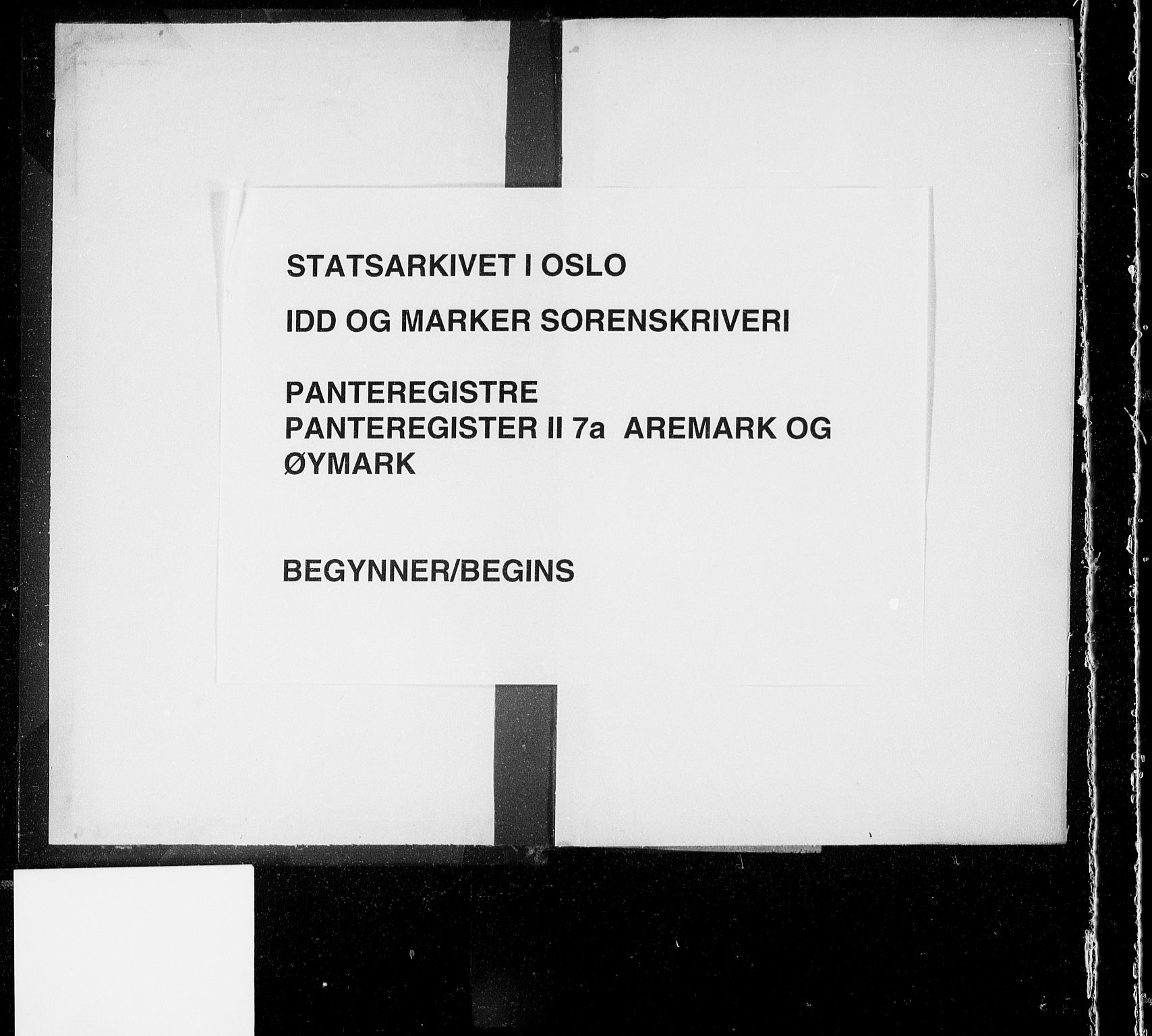 Idd og Marker sorenskriveri, SAO/A-10283/G/Ga/Gac/L0007a: Panteregister nr. II 7a, 1795-1954