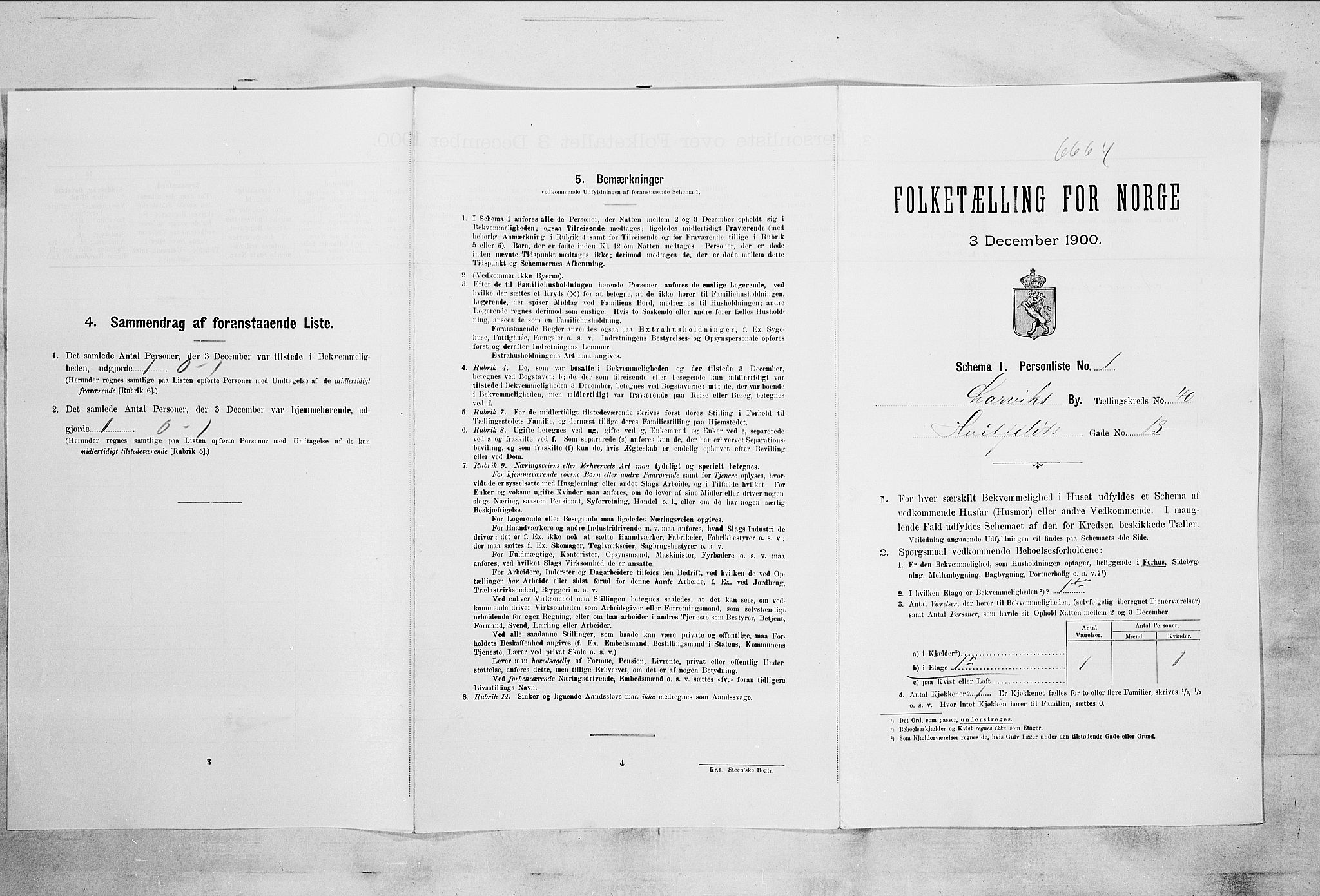 RA, Folketelling 1900 for 0707 Larvik kjøpstad, 1900, s. 5562