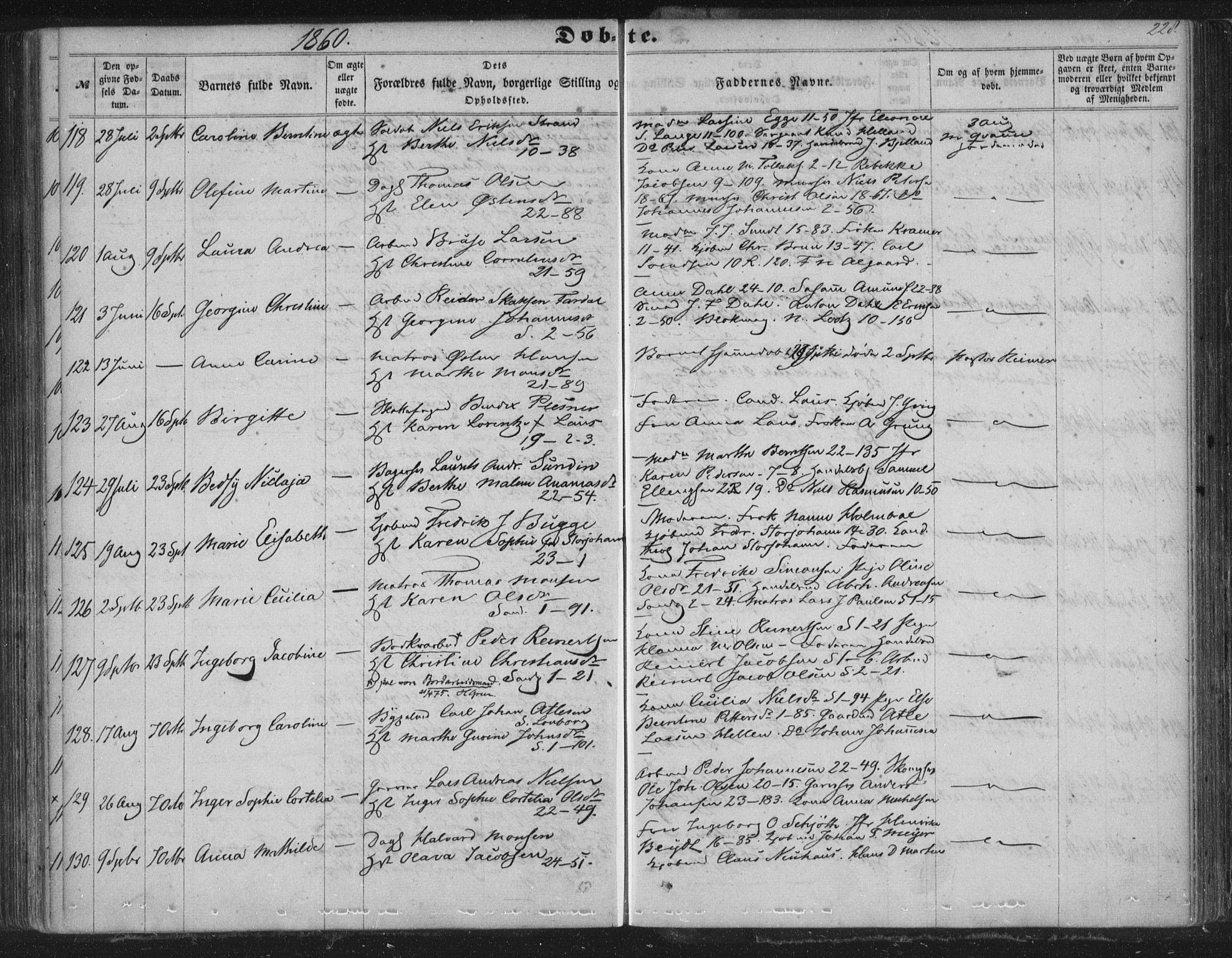 Korskirken sokneprestembete, AV/SAB-A-76101/H/Haa/L0018: Ministerialbok nr. B 4, 1857-1866, s. 228