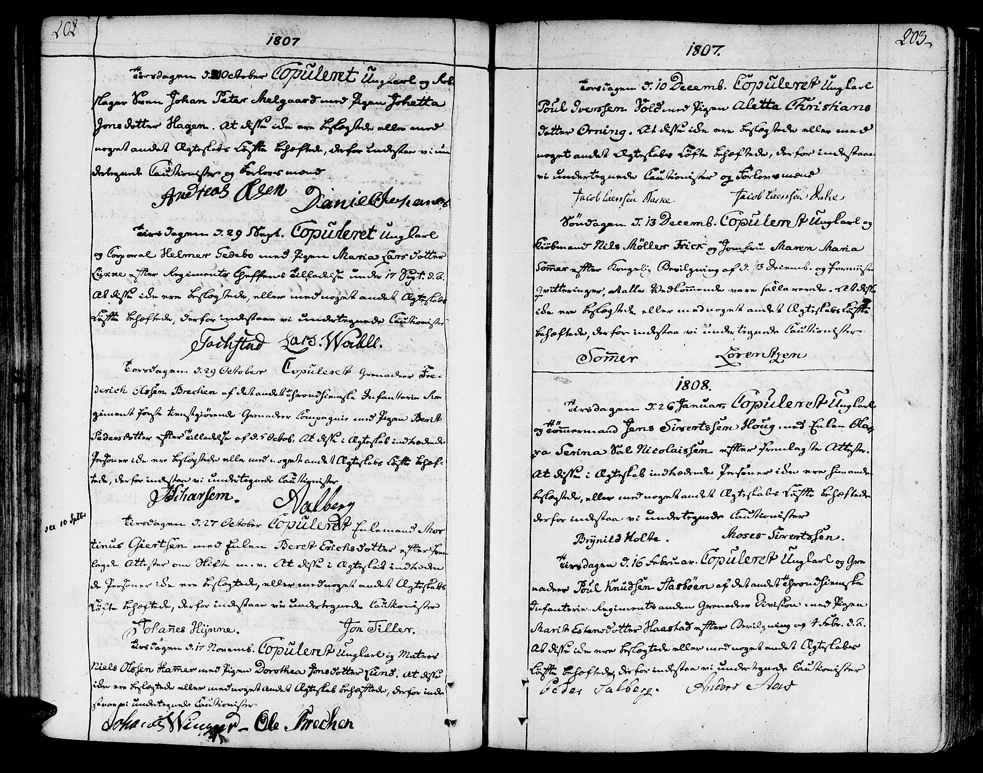 Ministerialprotokoller, klokkerbøker og fødselsregistre - Sør-Trøndelag, AV/SAT-A-1456/602/L0105: Ministerialbok nr. 602A03, 1774-1814, s. 202-203