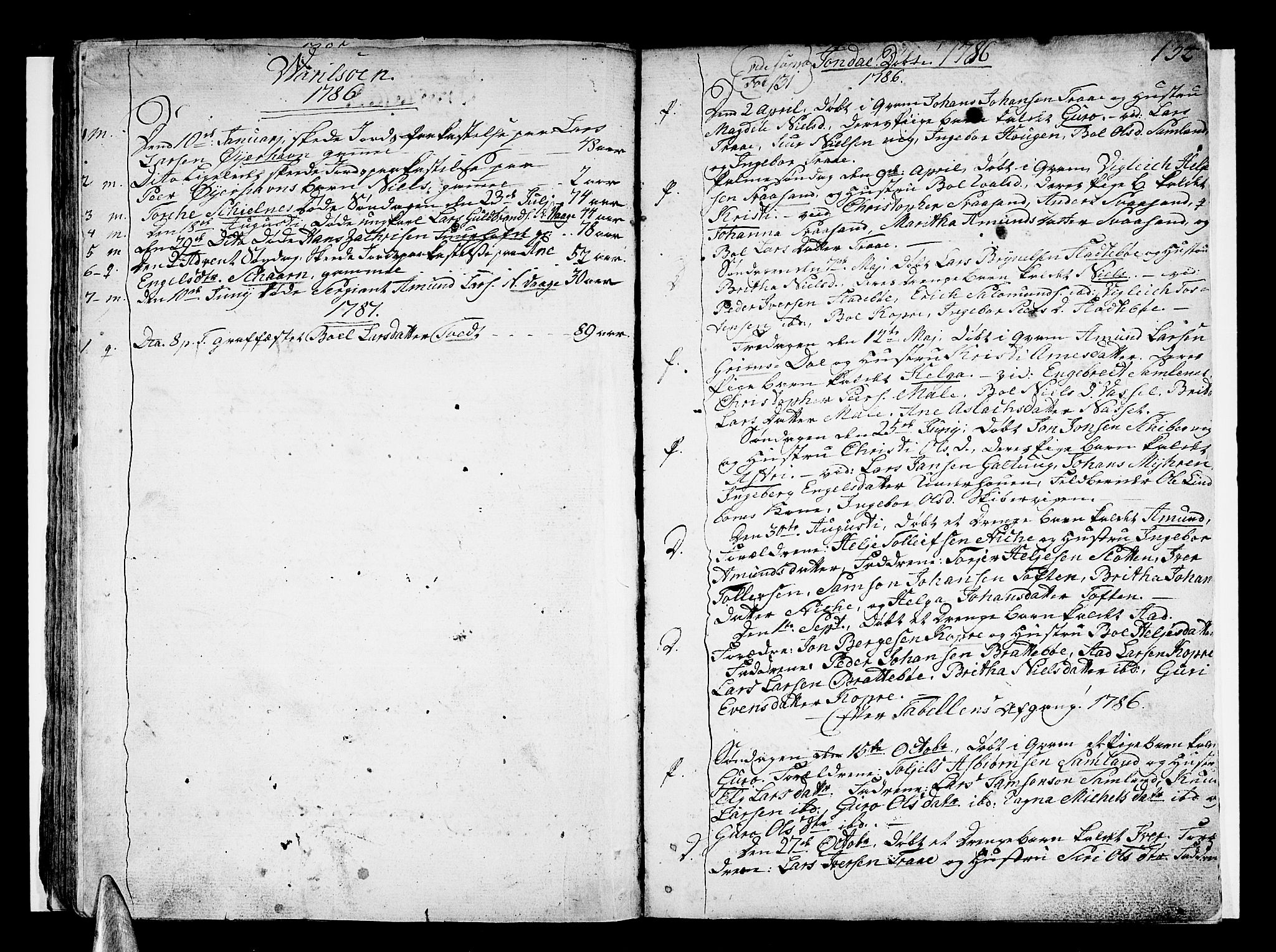 Strandebarm sokneprestembete, SAB/A-78401/H/Haa: Ministerialbok nr. A 3 /3, 1751-1787, s. 134