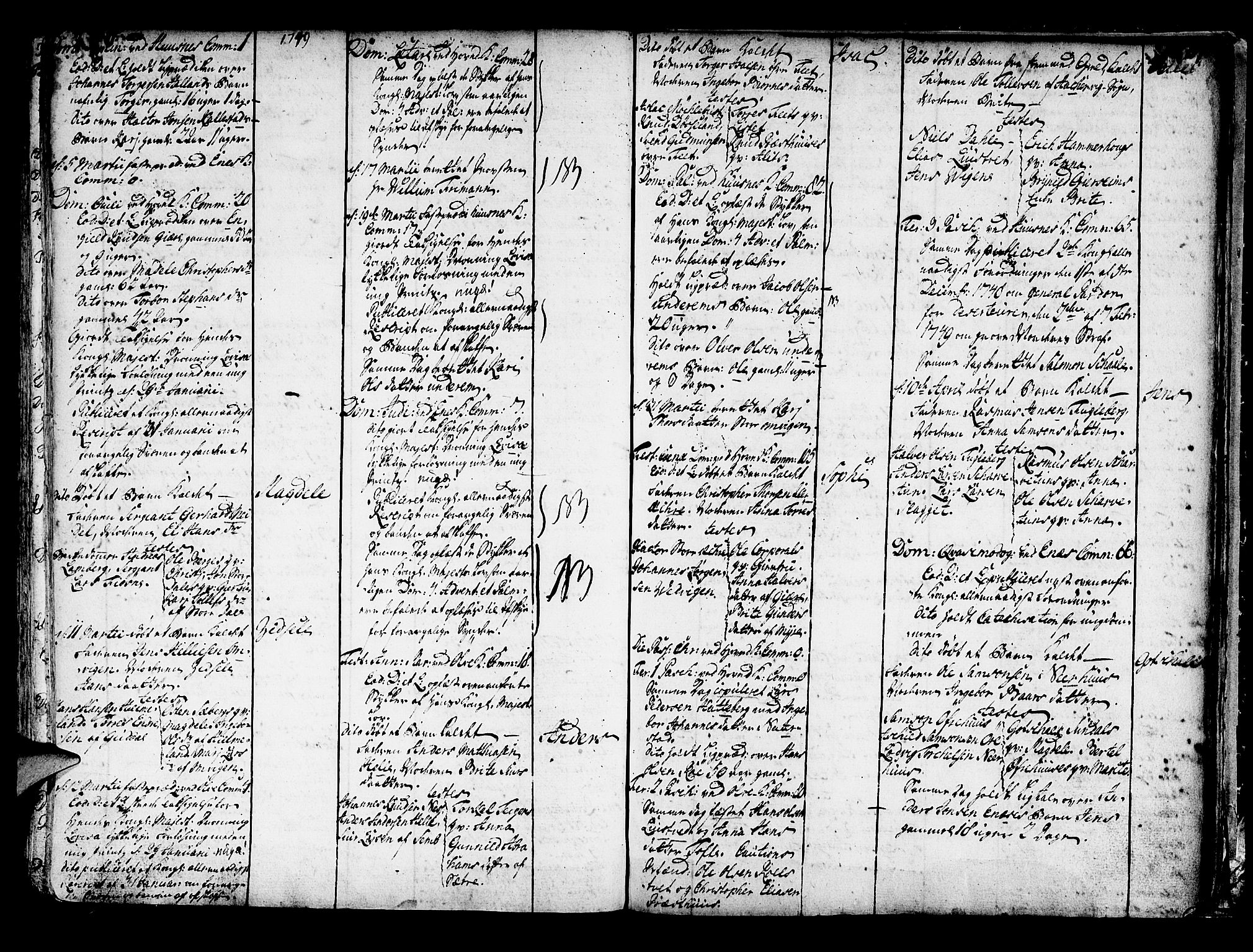 Kvinnherad sokneprestembete, AV/SAB-A-76401/H/Haa: Ministerialbok nr. A 2, 1710-1753, s. 290-291