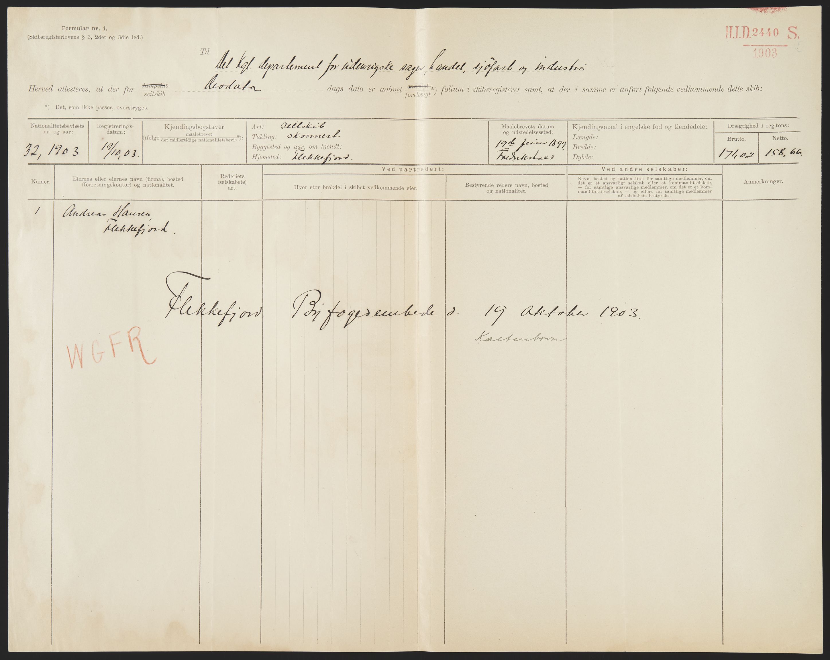 Sjøfartsdirektoratet med forløpere, skipsmapper slettede skip, RA/S-4998/F/Fa/L0237: --, 1847-1934, s. 627