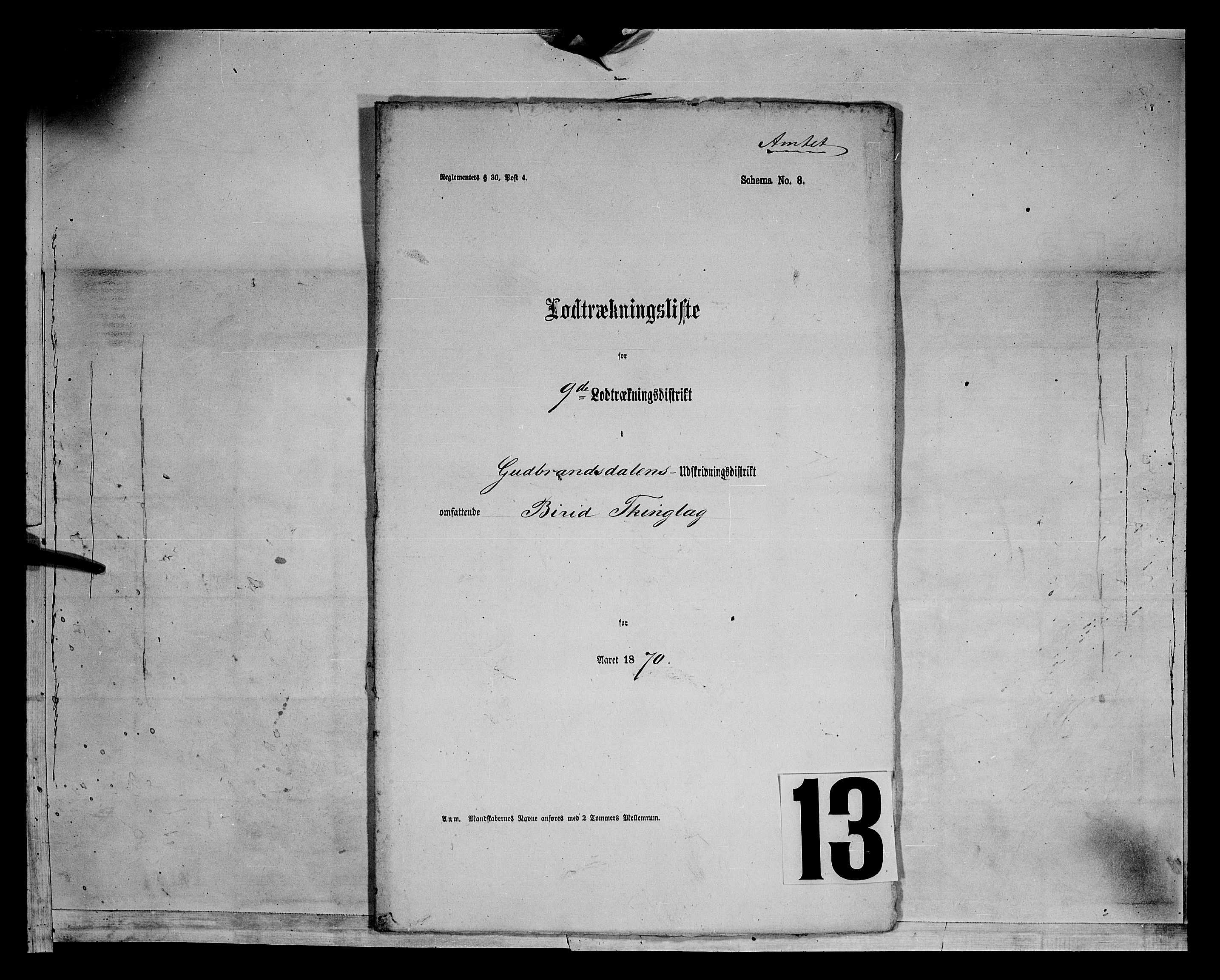 Fylkesmannen i Oppland, SAH/FYO-002/1/K/Kg/L1169: Vardal, Biri og Gjøvik, 1860-1879, s. 6988