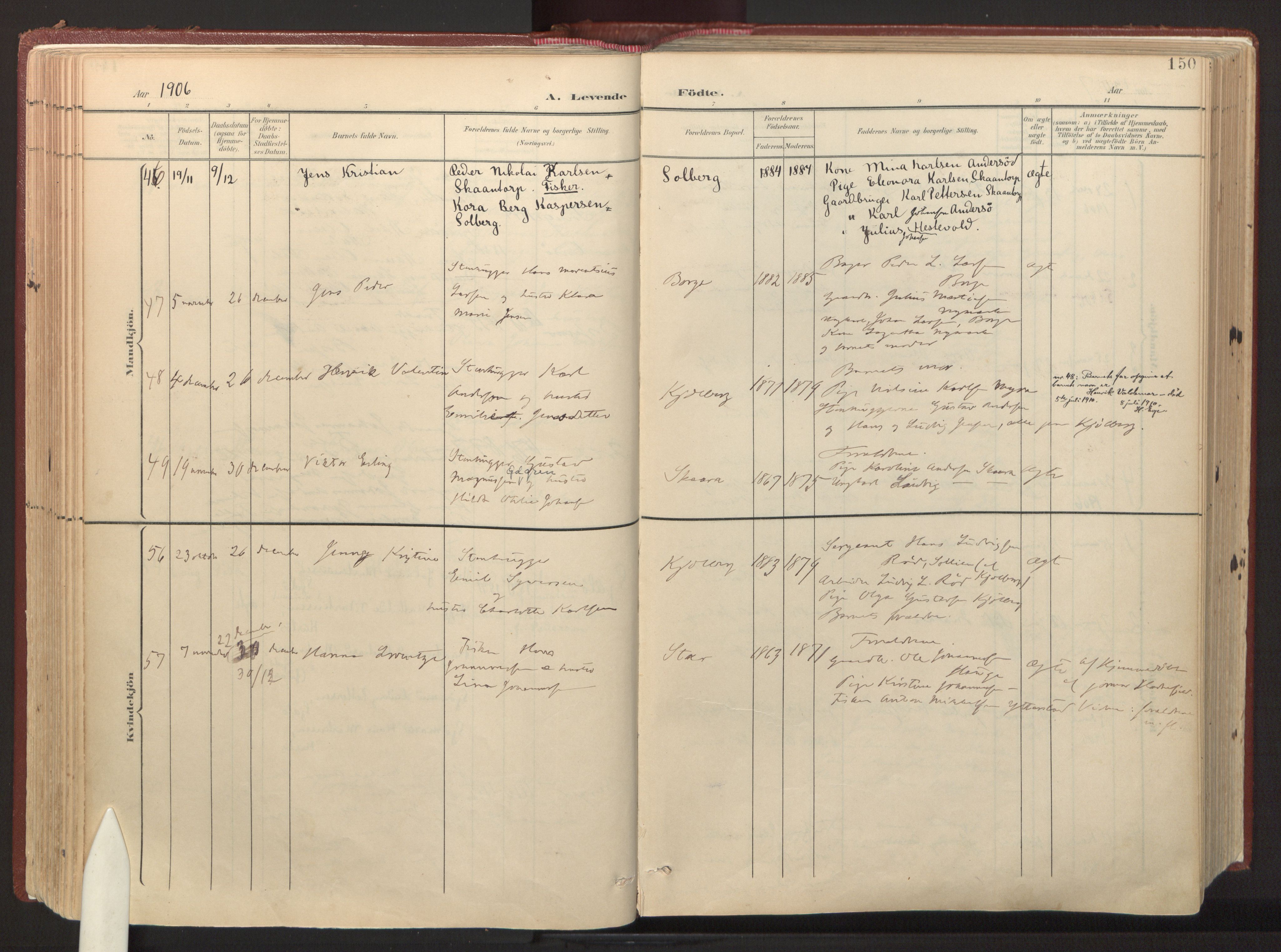 Onsøy prestekontor Kirkebøker, AV/SAO-A-10914/F/Fa/L0008: Ministerialbok nr. I 8, 1899-1923, s. 150