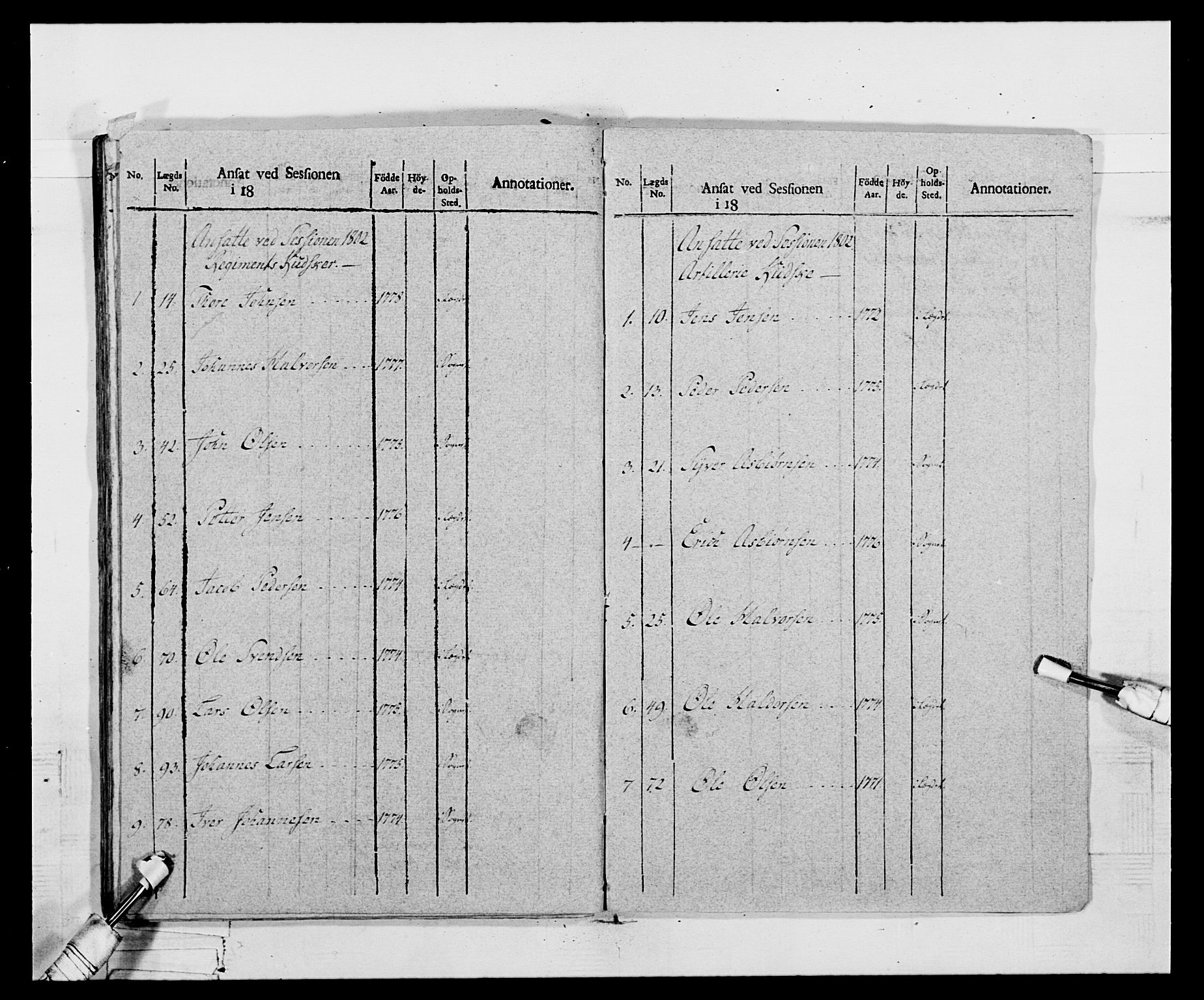 Generalitets- og kommissariatskollegiet, Det kongelige norske kommissariatskollegium, AV/RA-EA-5420/E/Eh/L0068: Opplandske nasjonale infanteriregiment, 1802-1805, s. 431