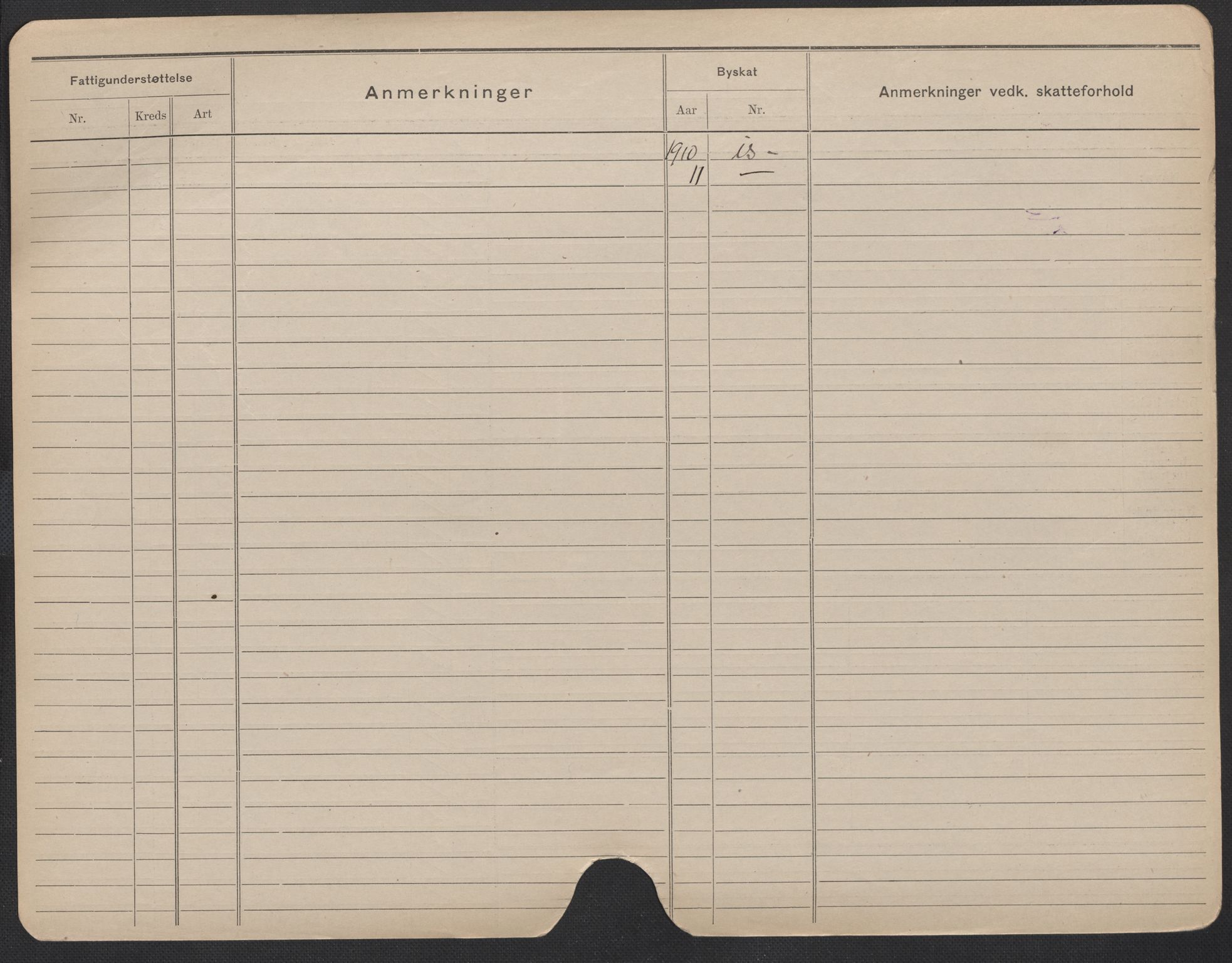 Oslo folkeregister, Registerkort, SAO/A-11715/F/Fa/Fac/L0008: Menn, 1906-1914, s. 1275b