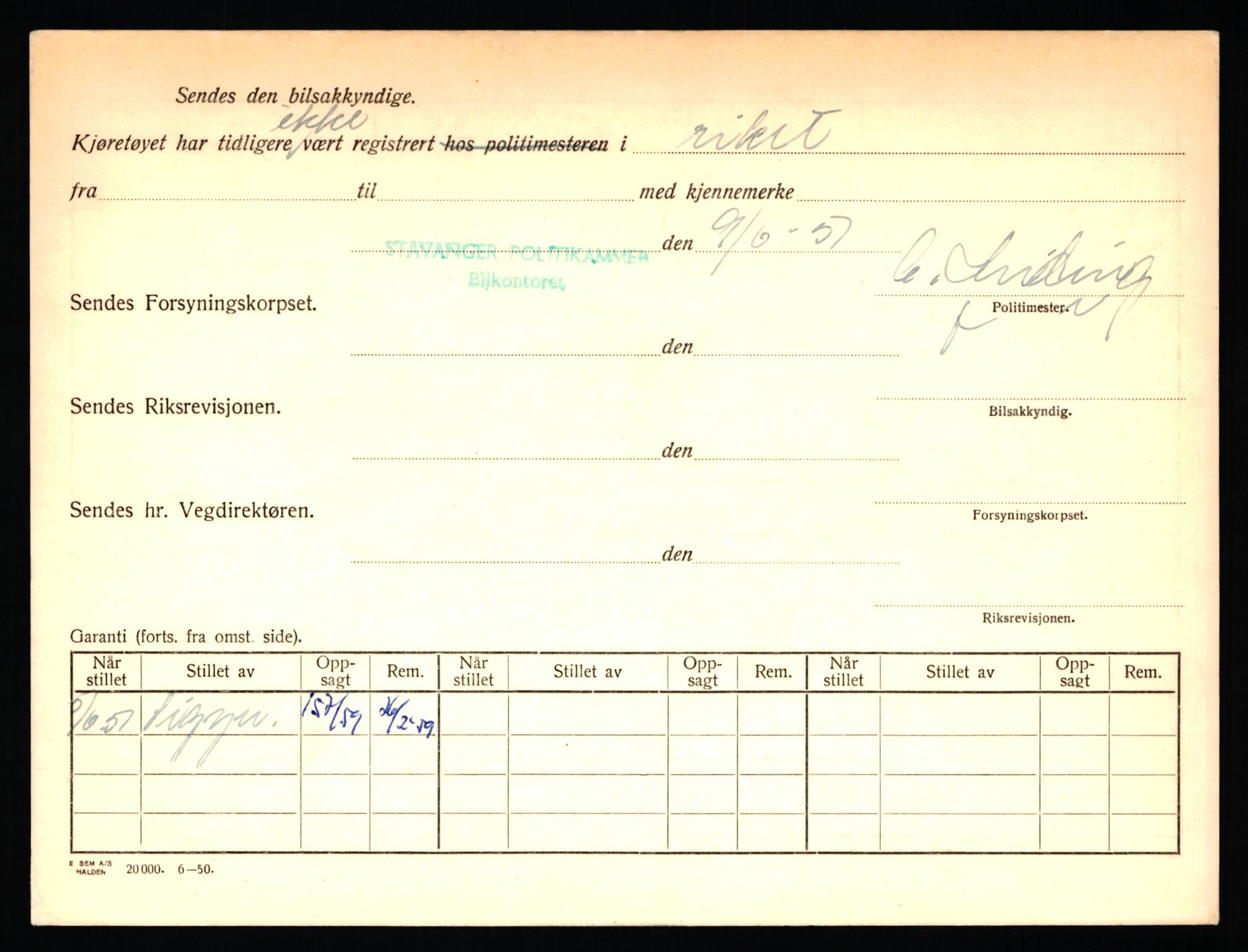 Stavanger trafikkstasjon, AV/SAST-A-101942/0/F/L0010: L-3350 - L-3699, 1930-1971, s. 1646