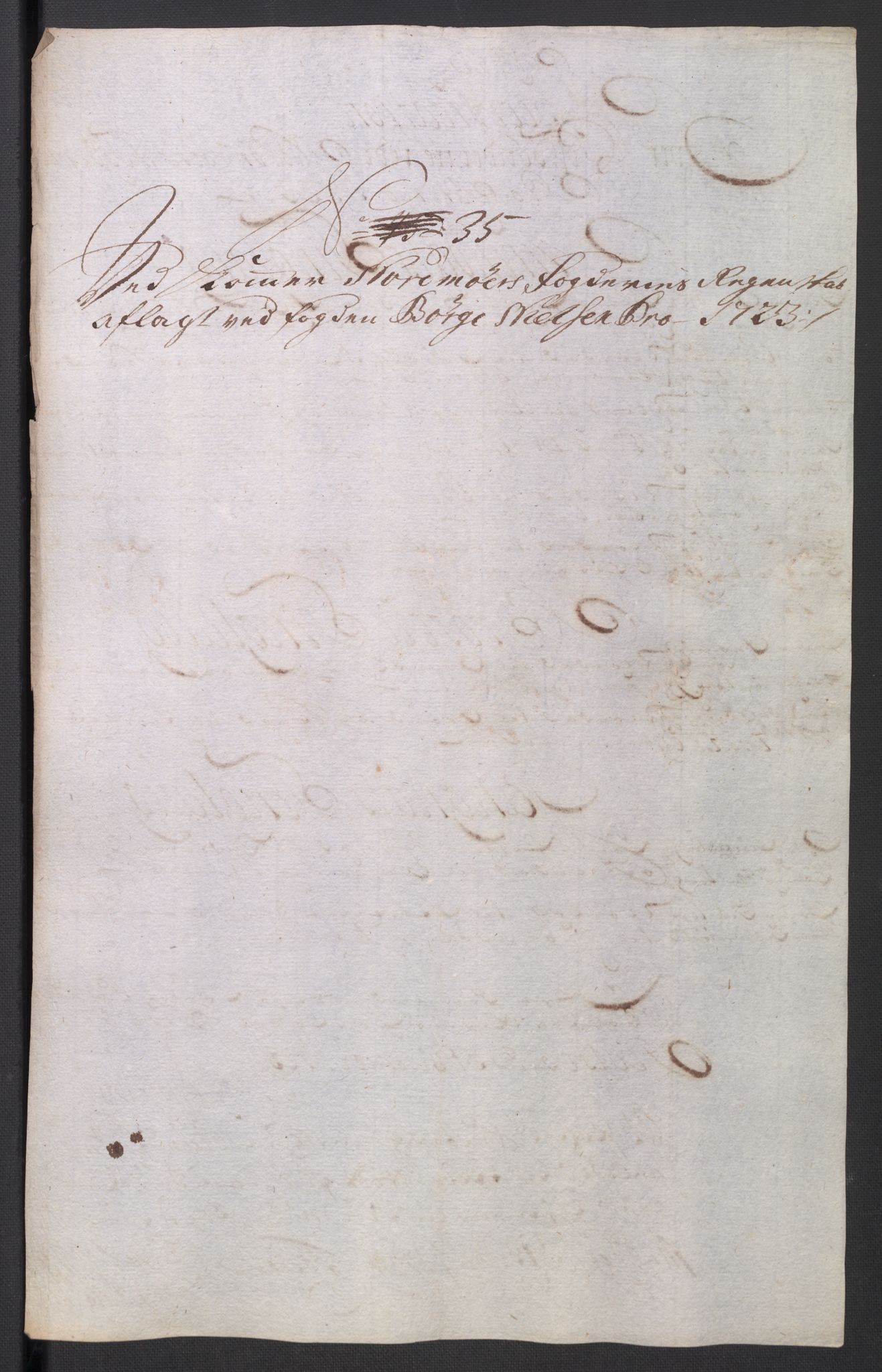 Rentekammeret inntil 1814, Reviderte regnskaper, Fogderegnskap, RA/EA-4092/R56/L3756: Fogderegnskap Nordmøre, 1723, s. 245