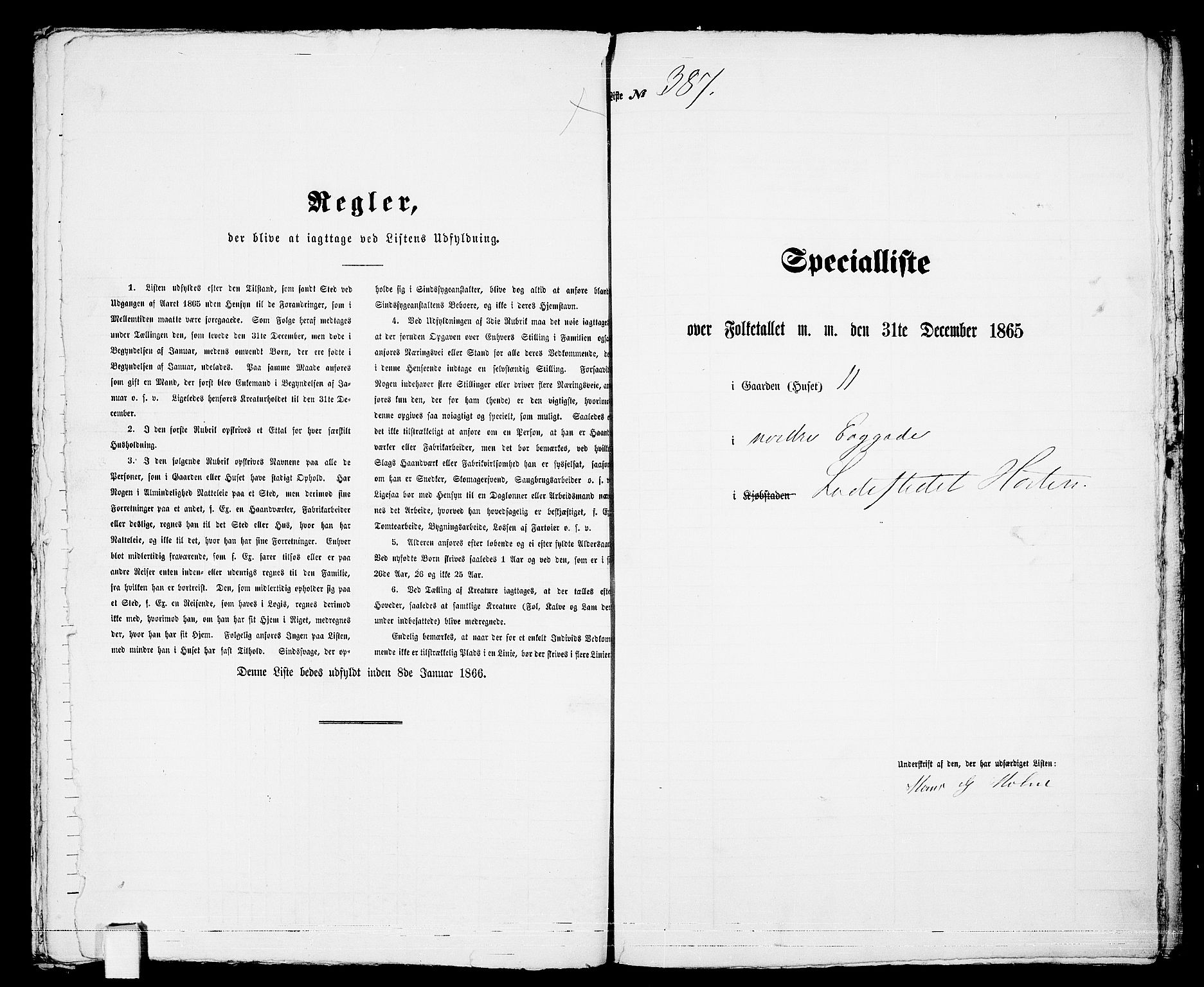 RA, Folketelling 1865 for 0703 Horten ladested, 1865, s. 811