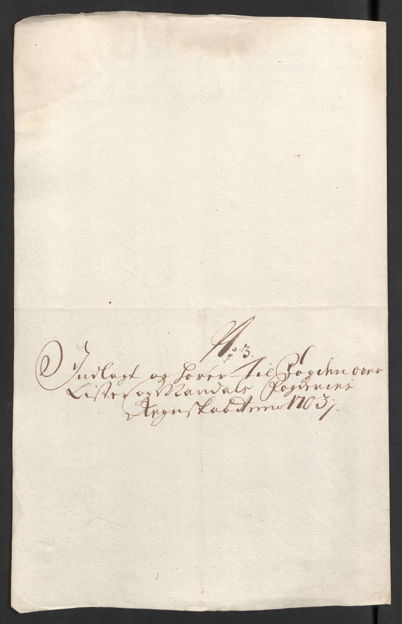 Rentekammeret inntil 1814, Reviderte regnskaper, Fogderegnskap, RA/EA-4092/R43/L2550: Fogderegnskap Lista og Mandal, 1703-1704, s. 34