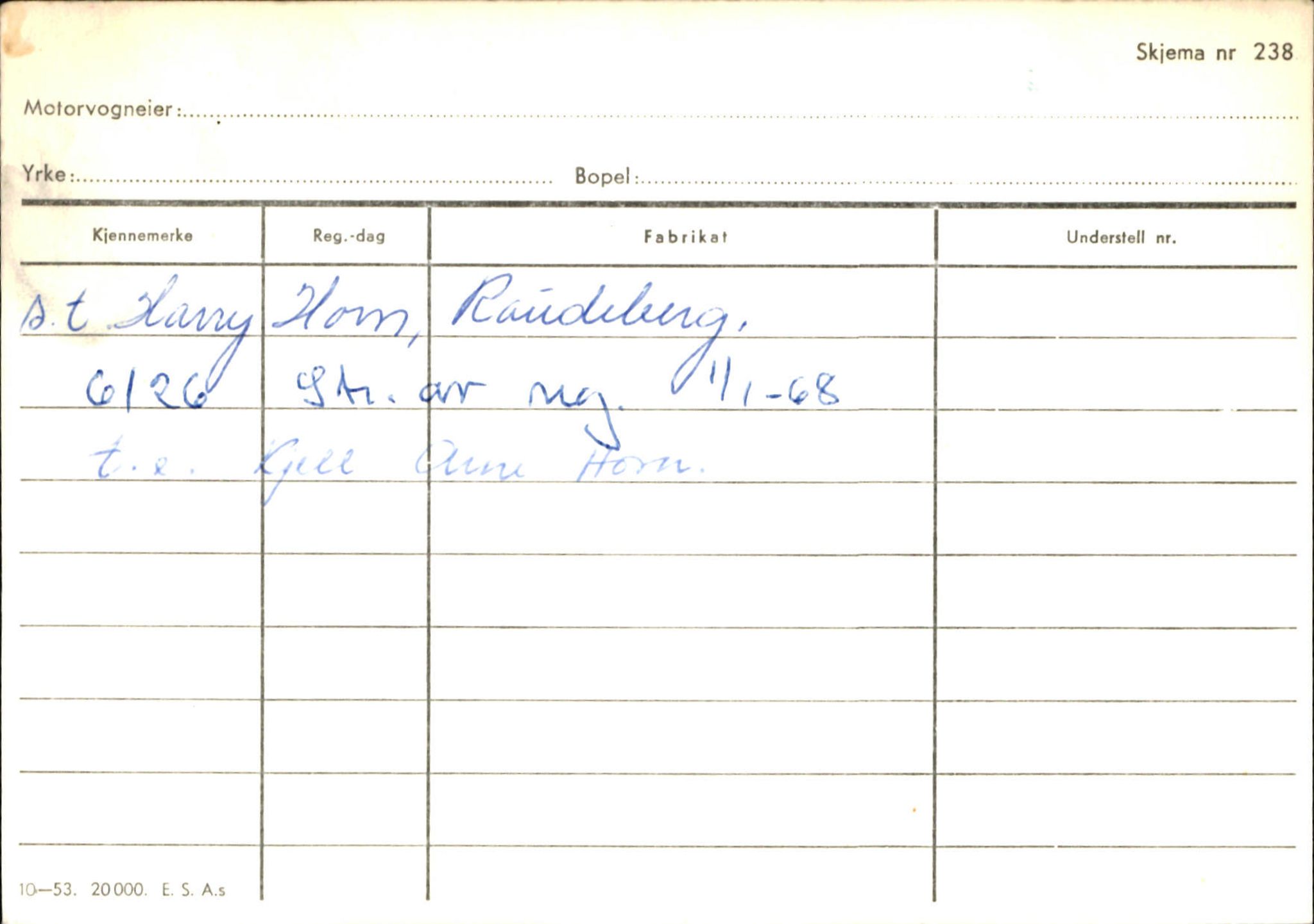 Statens vegvesen, Sogn og Fjordane vegkontor, AV/SAB-A-5301/4/F/L0144: Registerkort Vågsøy A-R, 1945-1975, s. 1138