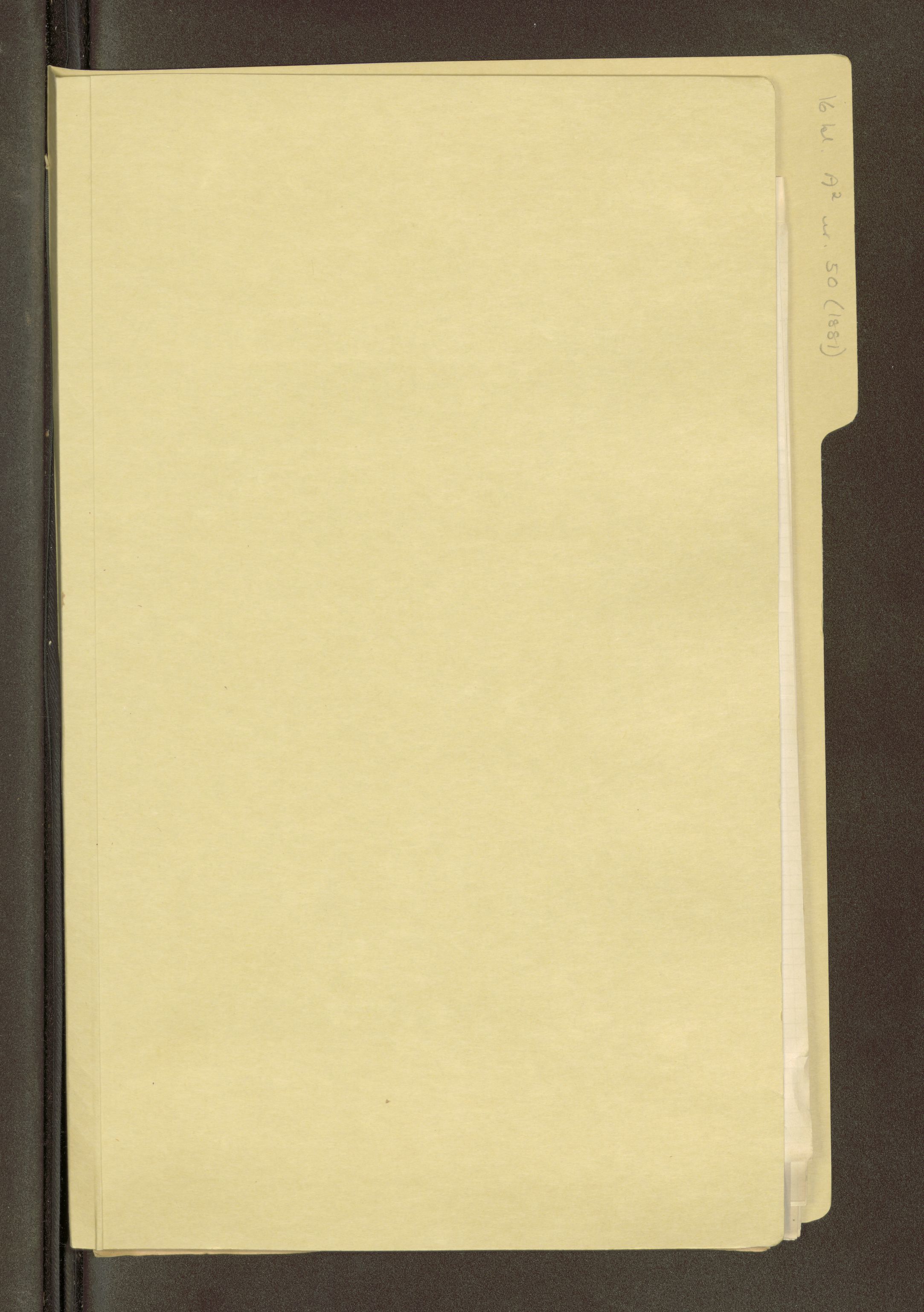 Røros kobberverk, SAT/PA-0211/1/16/16A2/L0012: 16A2.11.50 Jordegodsforstanderens journaliserede breve, 1881-1889
