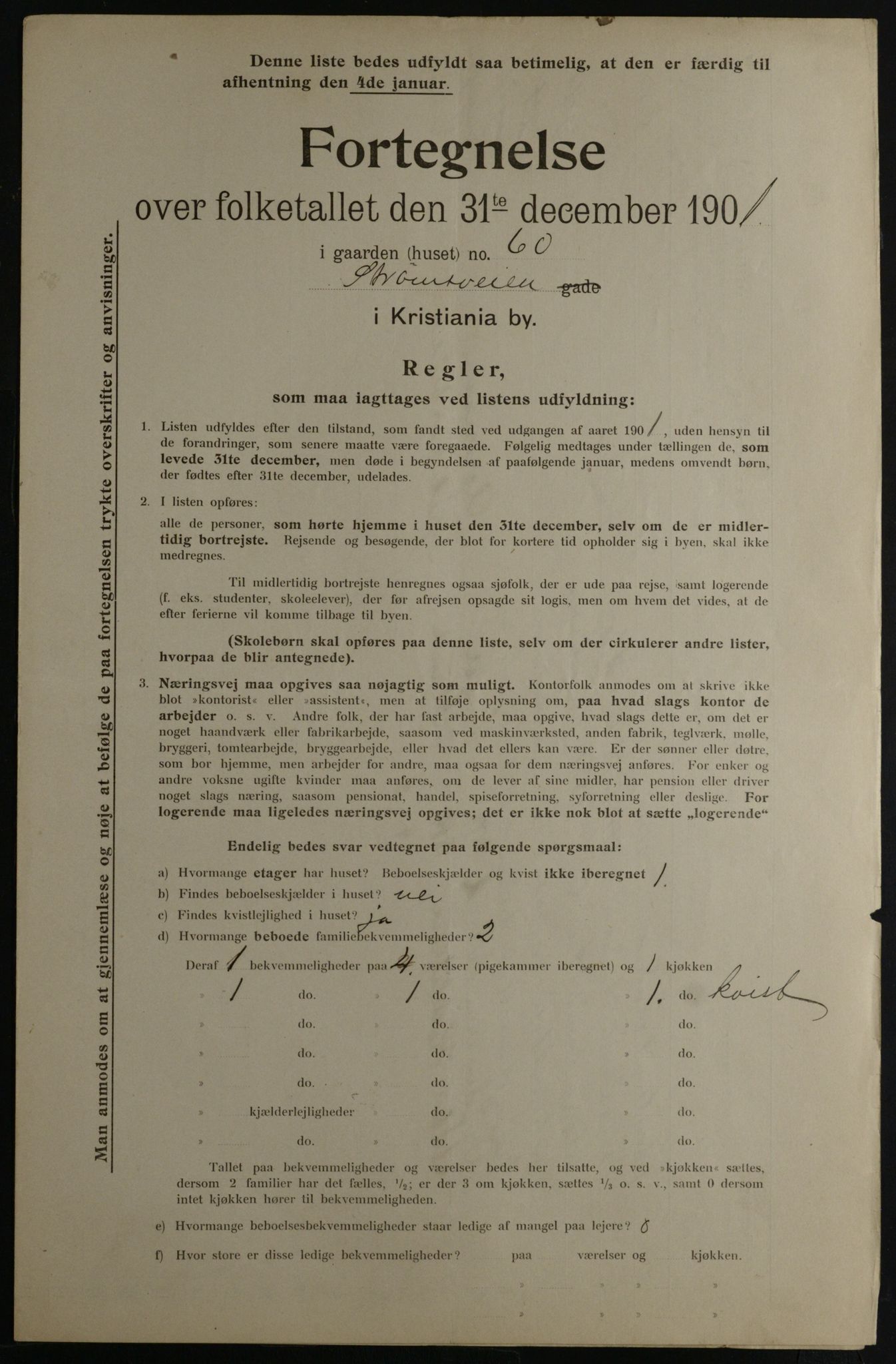 OBA, Kommunal folketelling 31.12.1901 for Kristiania kjøpstad, 1901, s. 16099