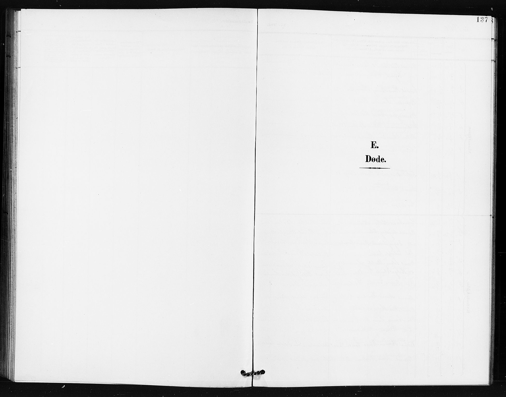Moss prestekontor Kirkebøker, SAO/A-2003/G/Gb/L0002: Klokkerbok nr. II 2, 1900-1910, s. 137