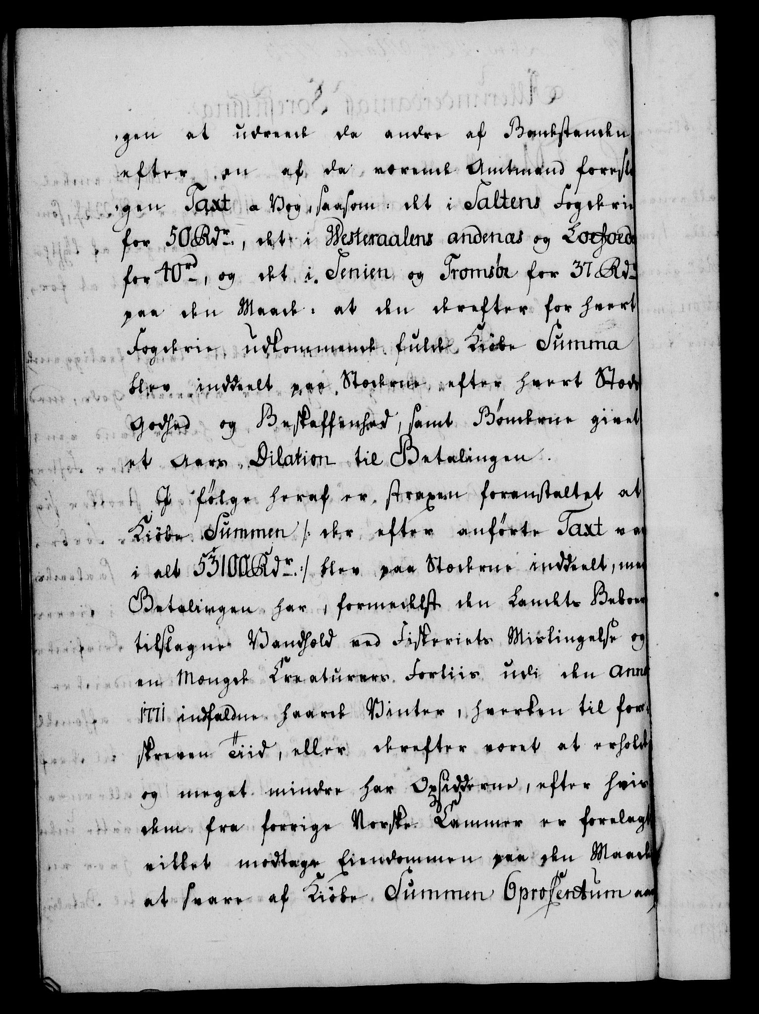 Rentekammeret, Kammerkanselliet, AV/RA-EA-3111/G/Gf/Gfa/L0055: Norsk relasjons- og resolusjonsprotokoll (merket RK 52.55), 1773, s. 66