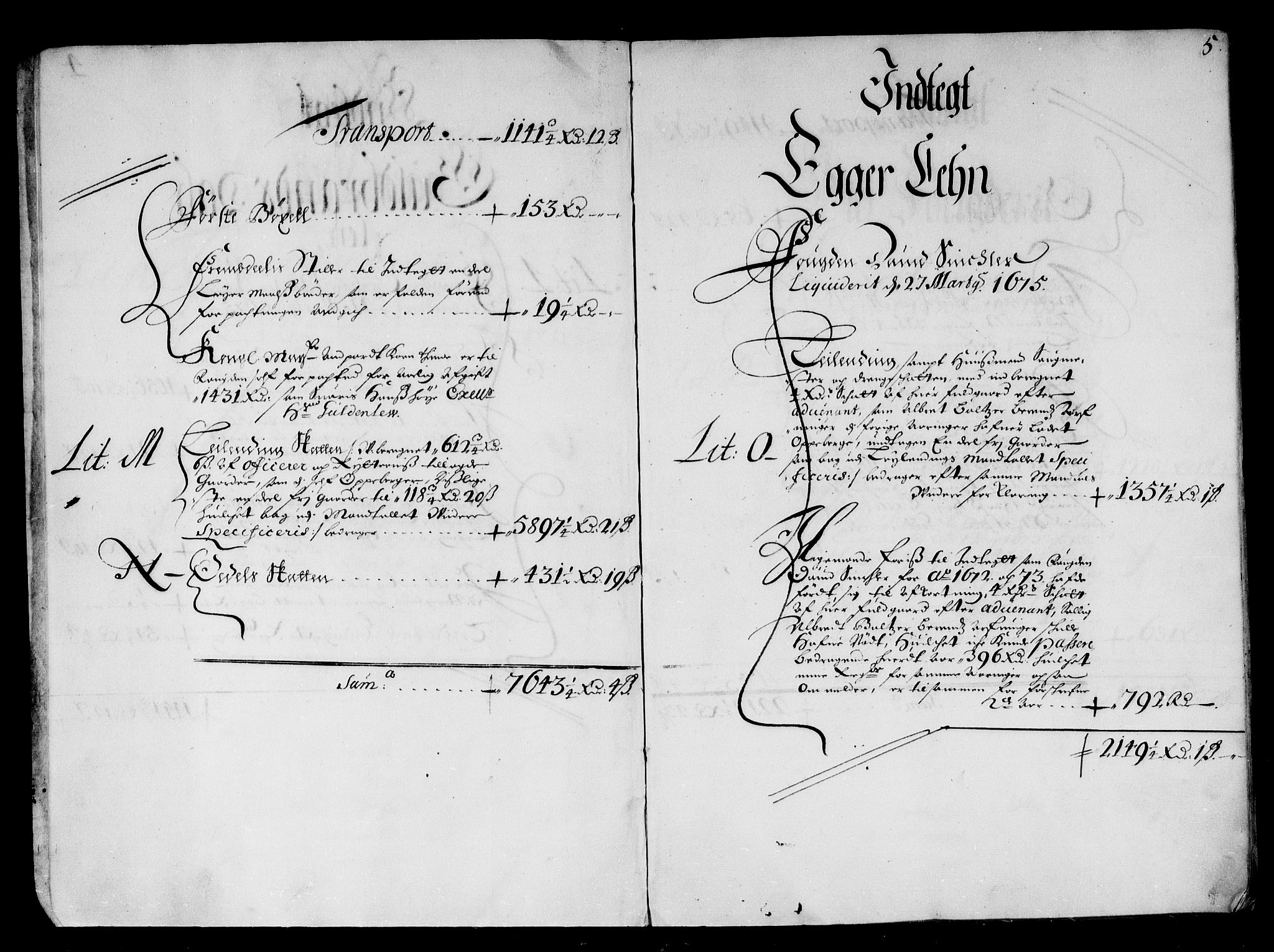 Rentekammeret inntil 1814, Reviderte regnskaper, Stiftamtstueregnskaper, Landkommissariatet på Akershus og Akershus stiftamt, AV/RA-EA-5869/R/Rb/L0094: Akershus stiftamt, 1673-1674
