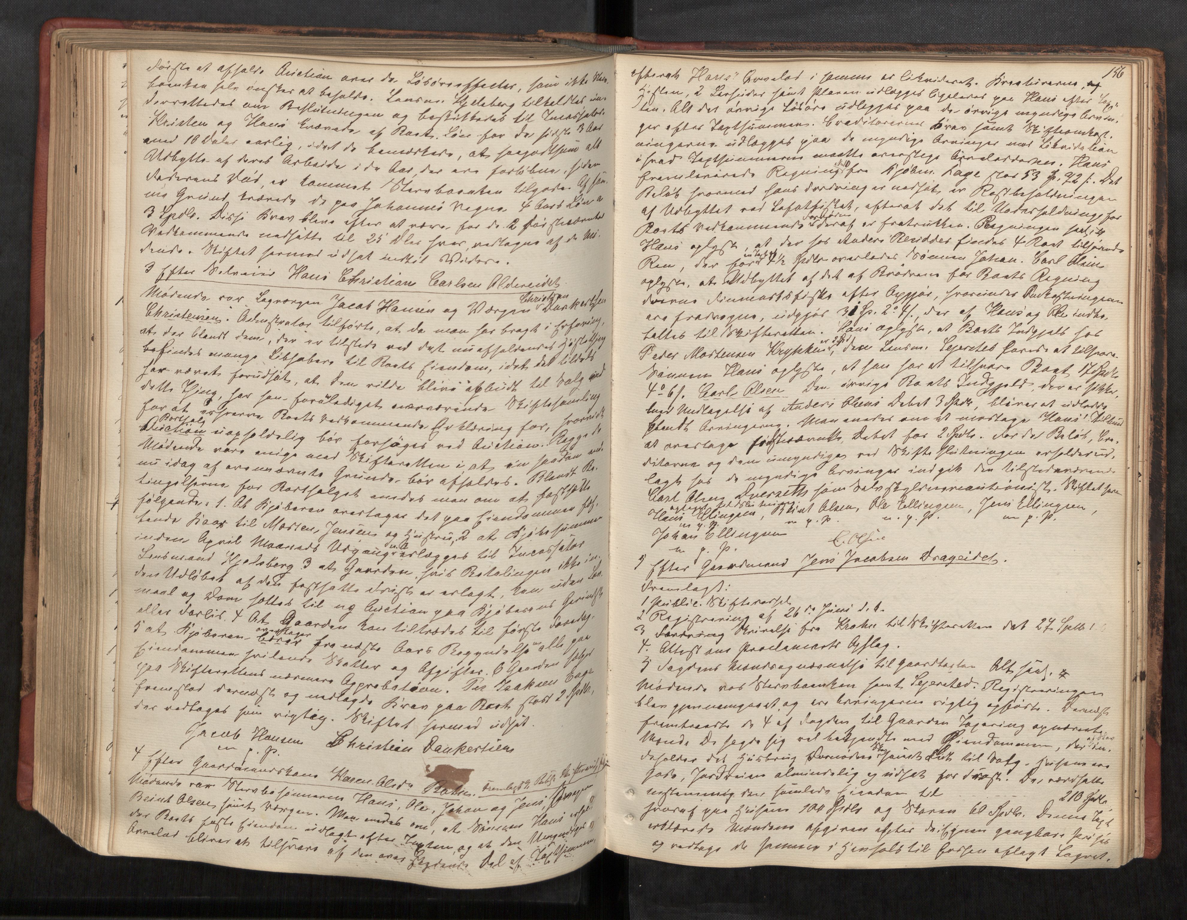 Salten sorenskriveri, AV/SAT-A-4578/1/3/3B/L0002: Skiftebehandlingsprotokoll, 1853-1865, s. 156