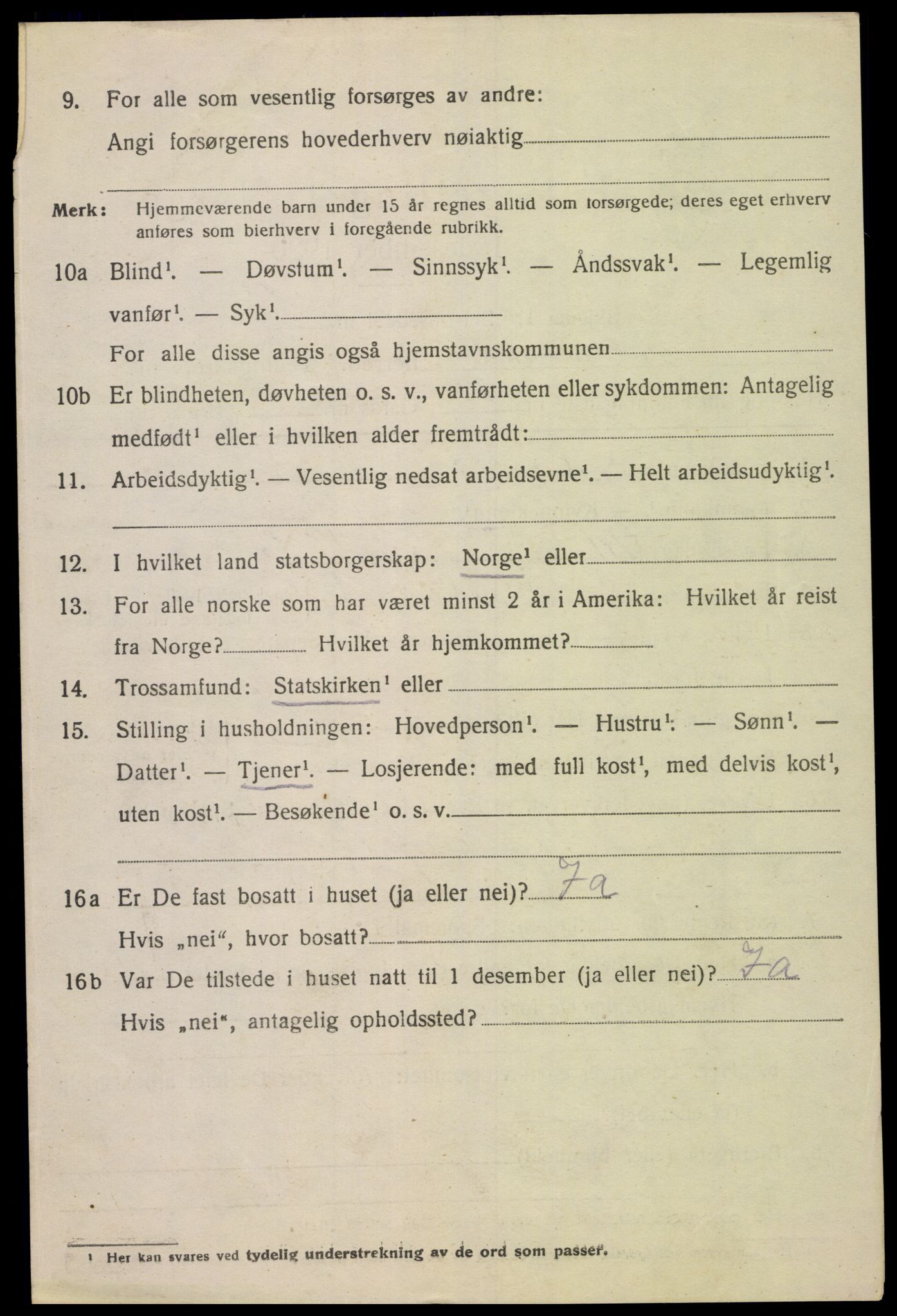 SAK, Folketelling 1920 for 1017 Greipstad herred, 1920, s. 2095