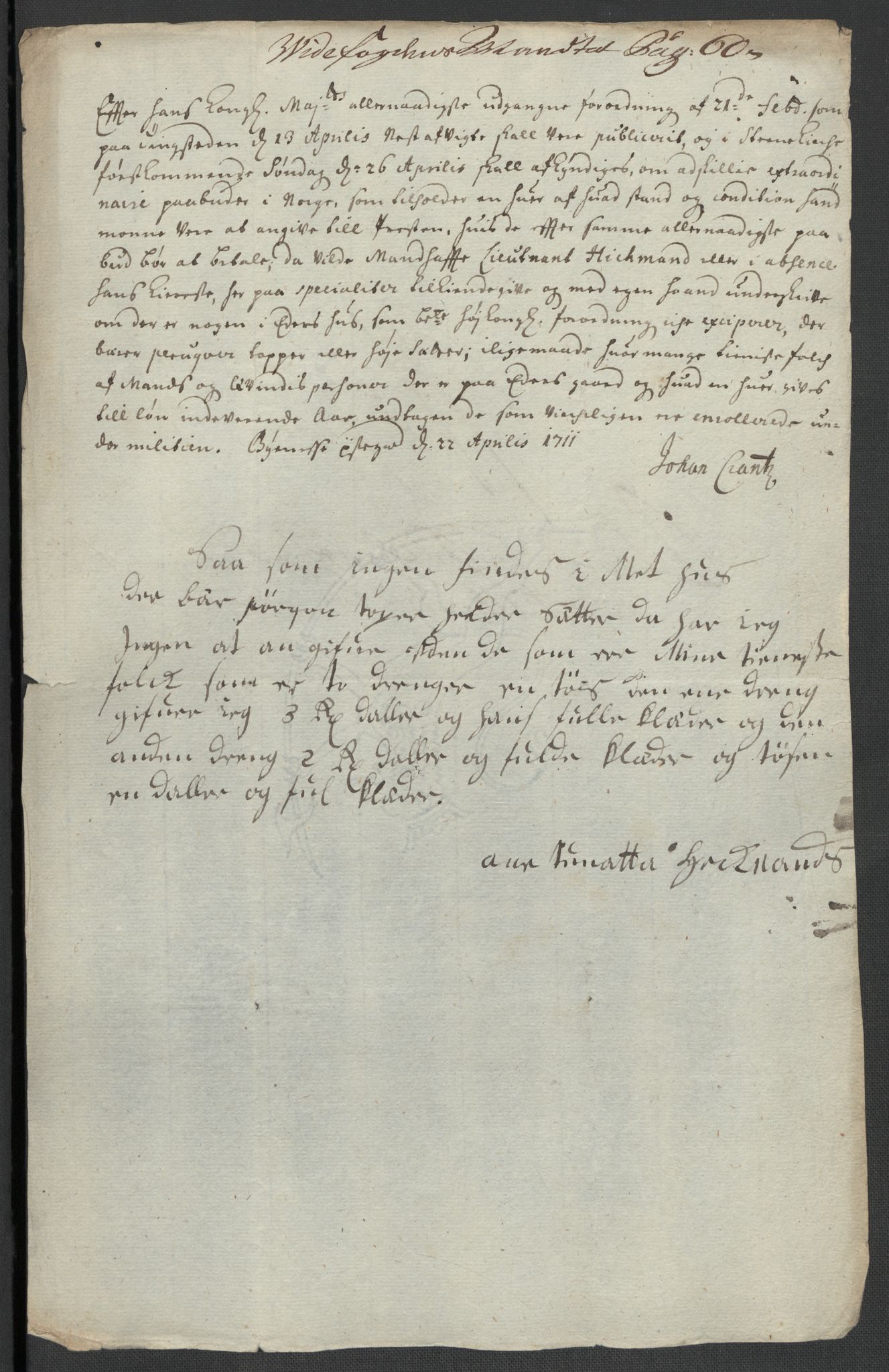 Rentekammeret inntil 1814, Reviderte regnskaper, Fogderegnskap, AV/RA-EA-4092/R61/L4112: Fogderegnskap Strinda og Selbu, 1711, s. 356