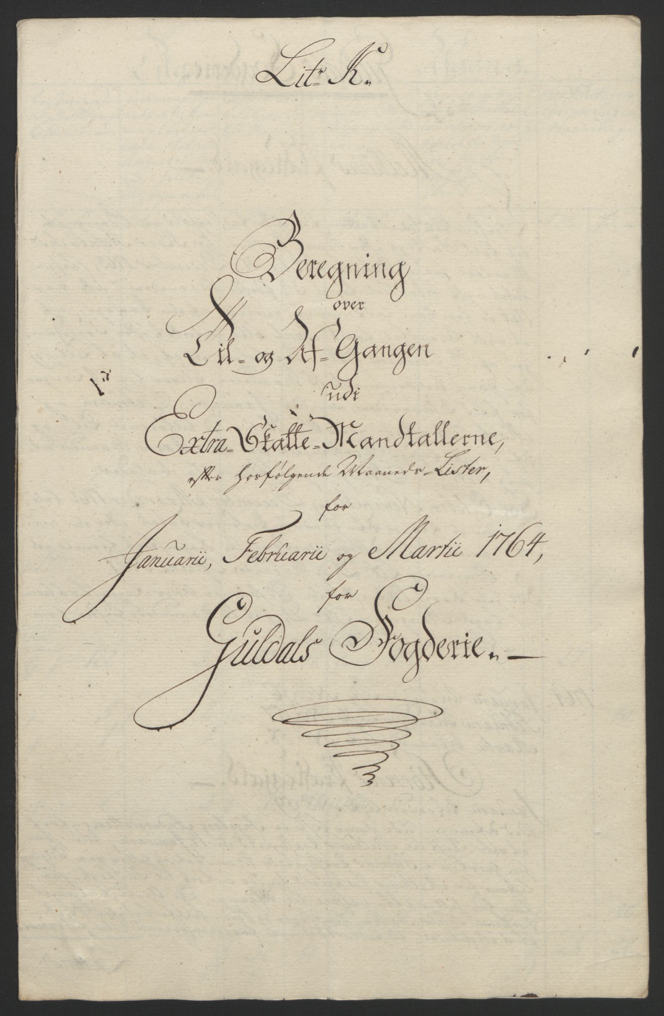 Rentekammeret inntil 1814, Reviderte regnskaper, Fogderegnskap, AV/RA-EA-4092/R60/L4094: Ekstraskatten Orkdal og Gauldal, 1762-1765, s. 171