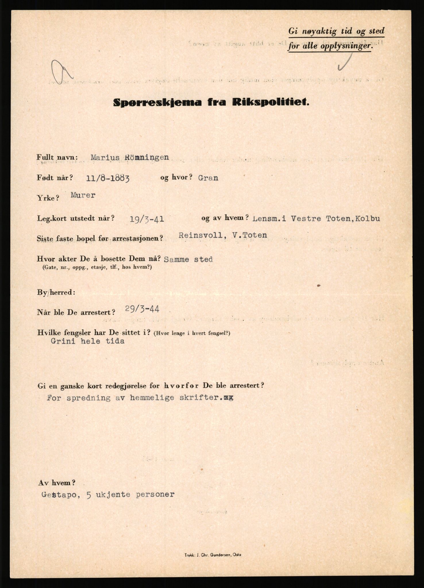 Rikspolitisjefen, AV/RA-S-1560/L/L0014: Pettersen, Aksel - Savosnick, Ernst, 1940-1945, s. 996