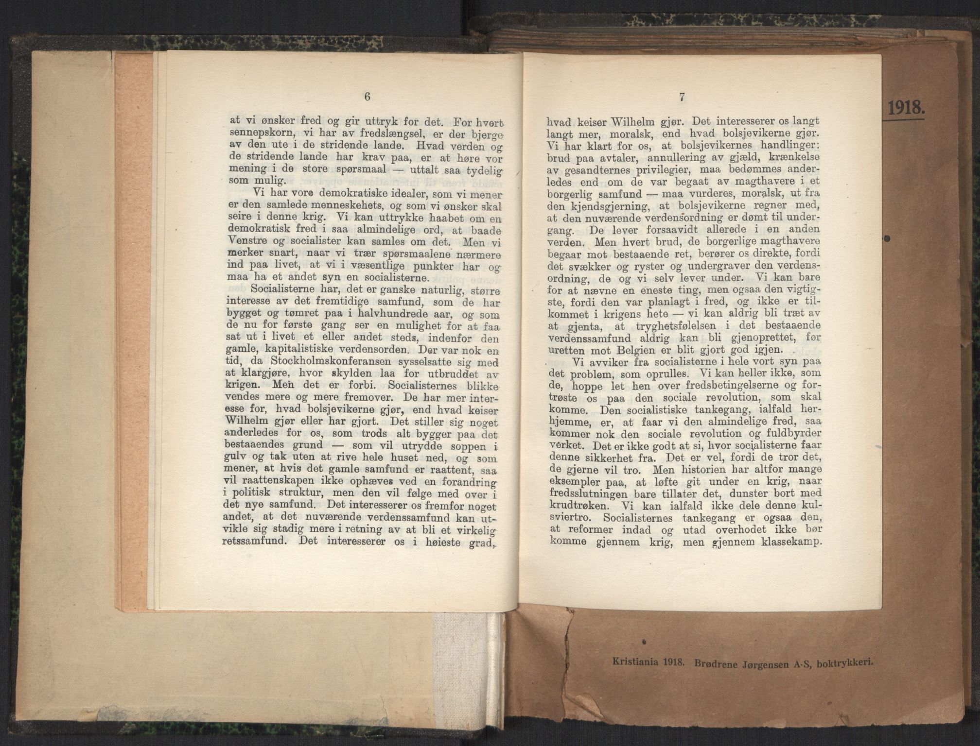 Venstres Hovedorganisasjon, RA/PA-0876/X/L0001: De eldste skrifter, 1860-1936, s. 26