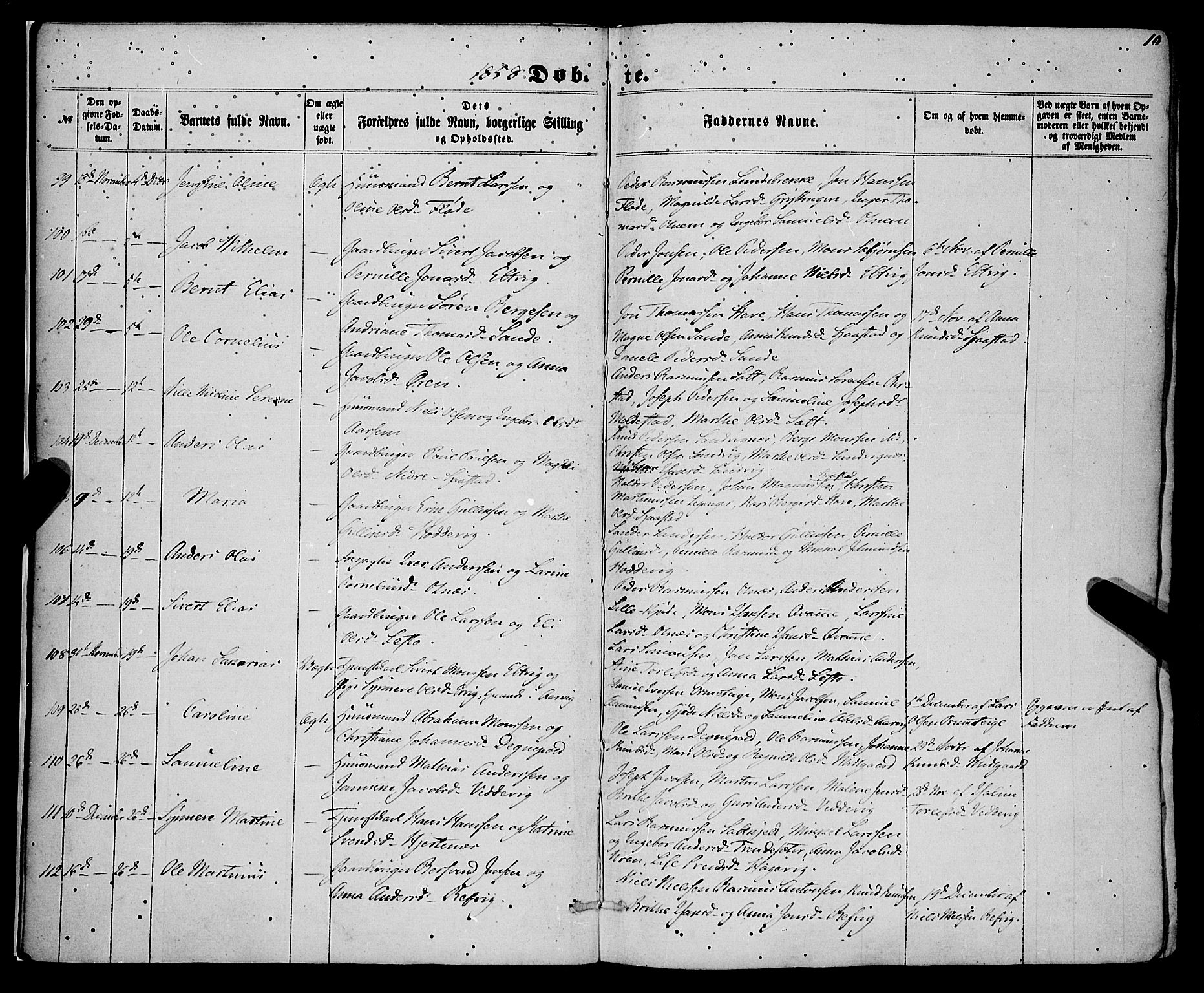 Selje sokneprestembete, AV/SAB-A-99938/H/Ha/Haa/Haaa: Ministerialbok nr. A 11, 1858-1870, s. 10