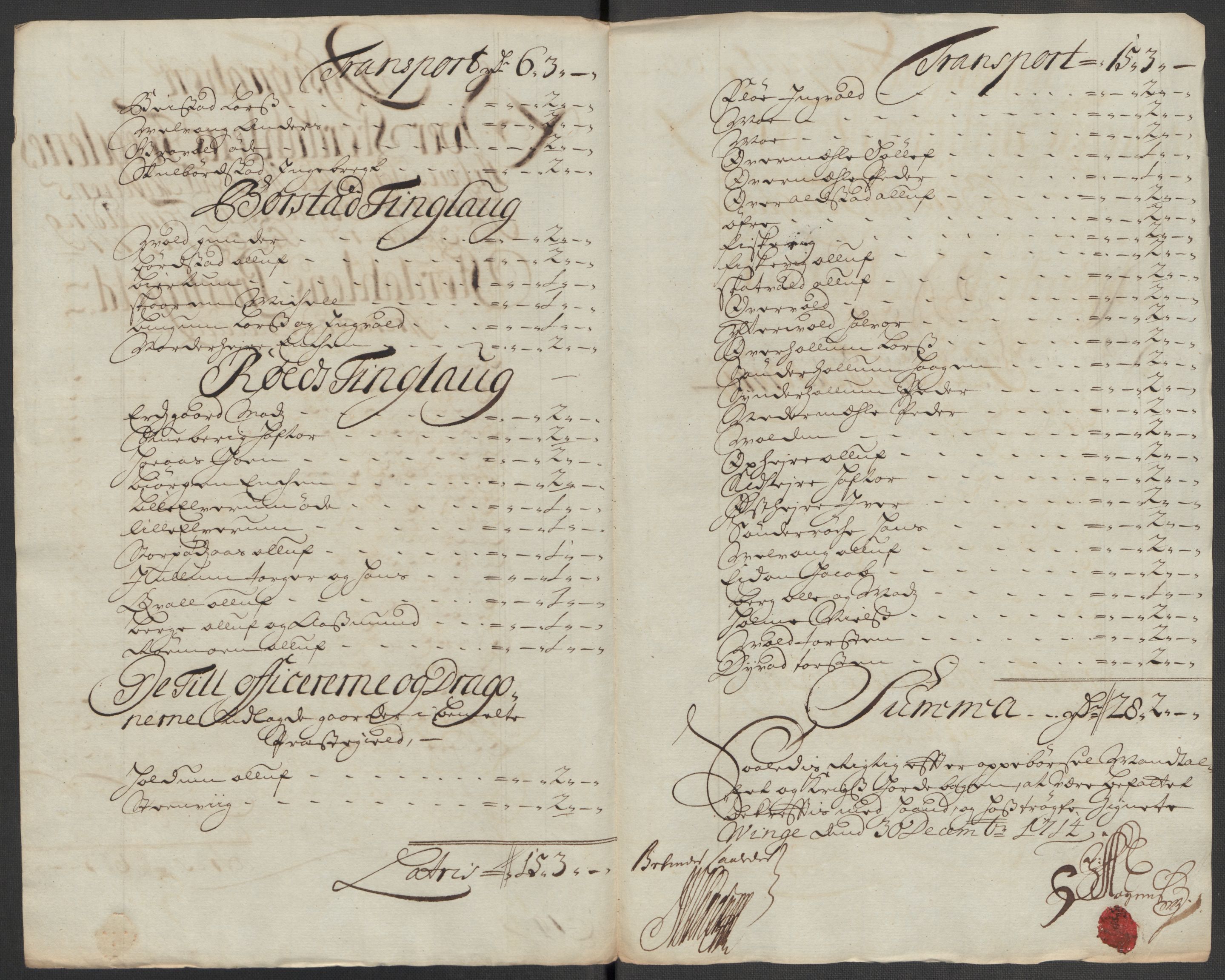 Rentekammeret inntil 1814, Reviderte regnskaper, Fogderegnskap, AV/RA-EA-4092/R62/L4204: Fogderegnskap Stjørdal og Verdal, 1714, s. 211