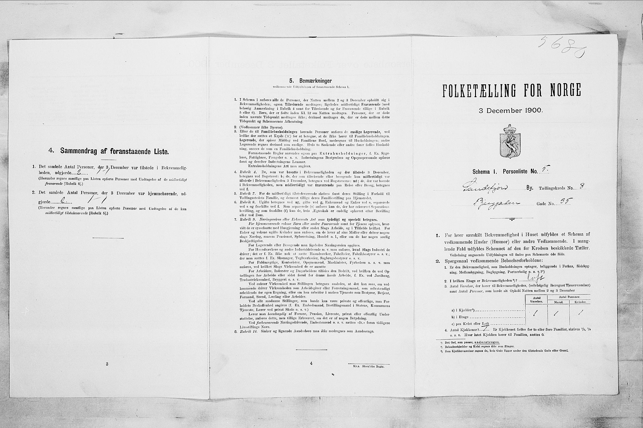 RA, Folketelling 1900 for 0706 Sandefjord kjøpstad, 1900, s. 2108