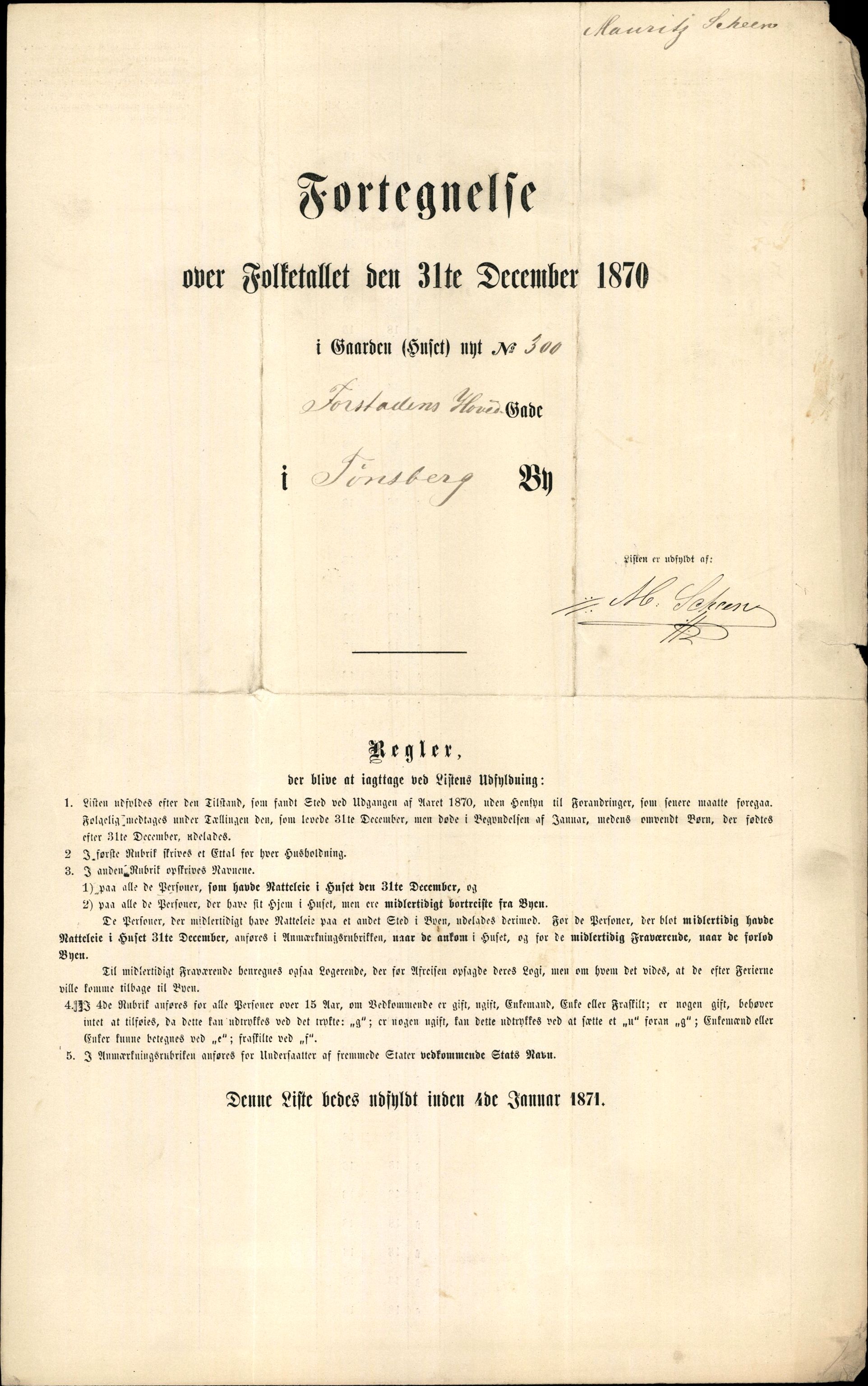 RA, Folketelling 1870 for 0705 Tønsberg kjøpstad, 1870, s. 622