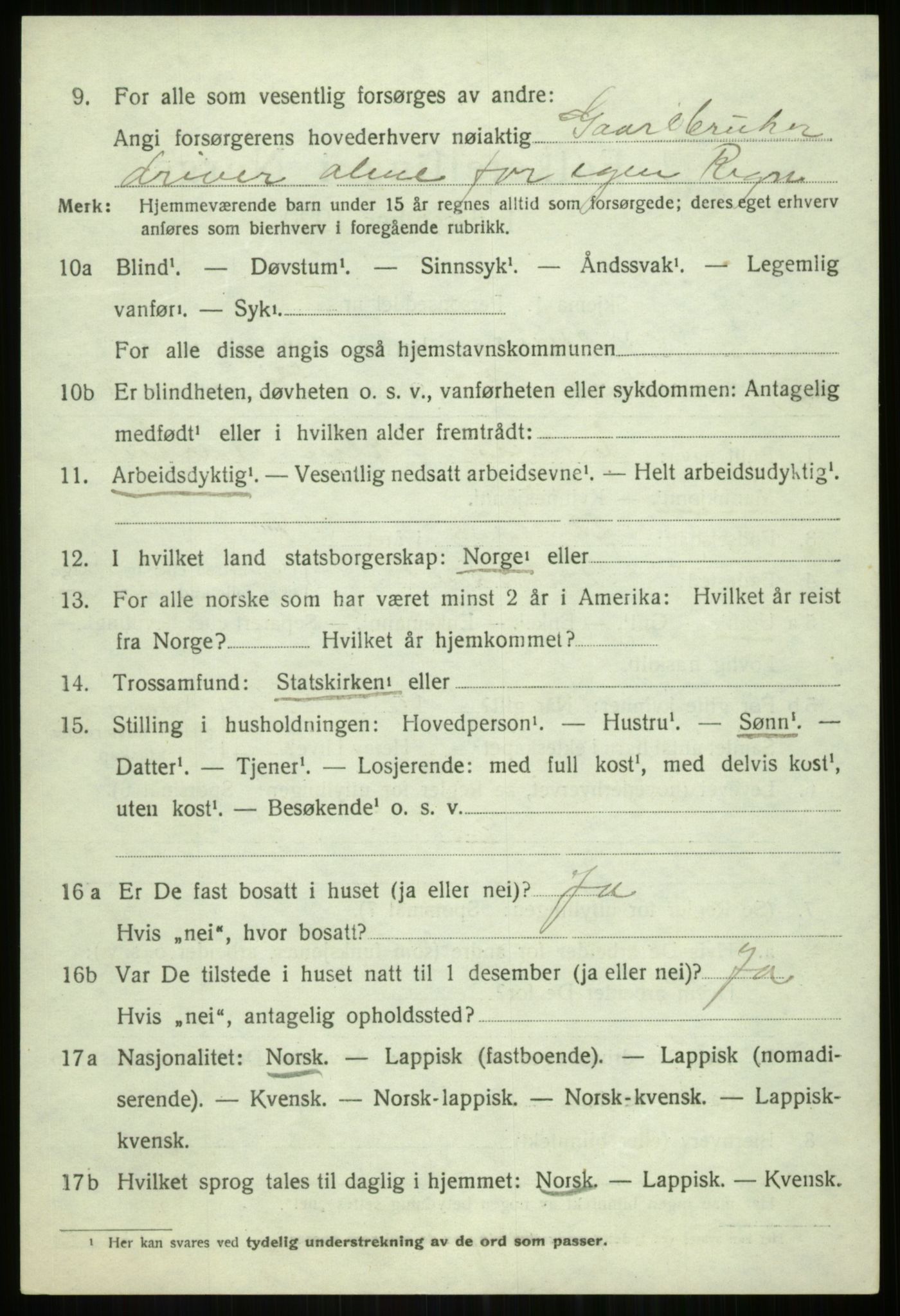SATØ, Folketelling 1920 for 1934 Tromsøysund herred, 1920, s. 7271