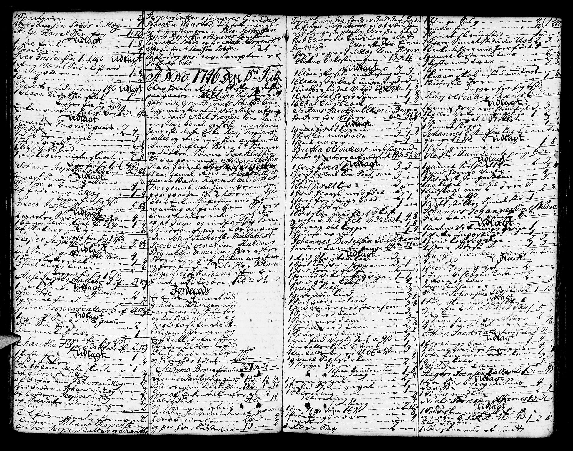 Sunnhordland sorenskrivar, SAB/A-2401/1/H/Ha/Haa/L0006: Skifteprotokollar. Register på lesesal. Fol. 1061- ut, 1743-1749, s. 119b-120a
