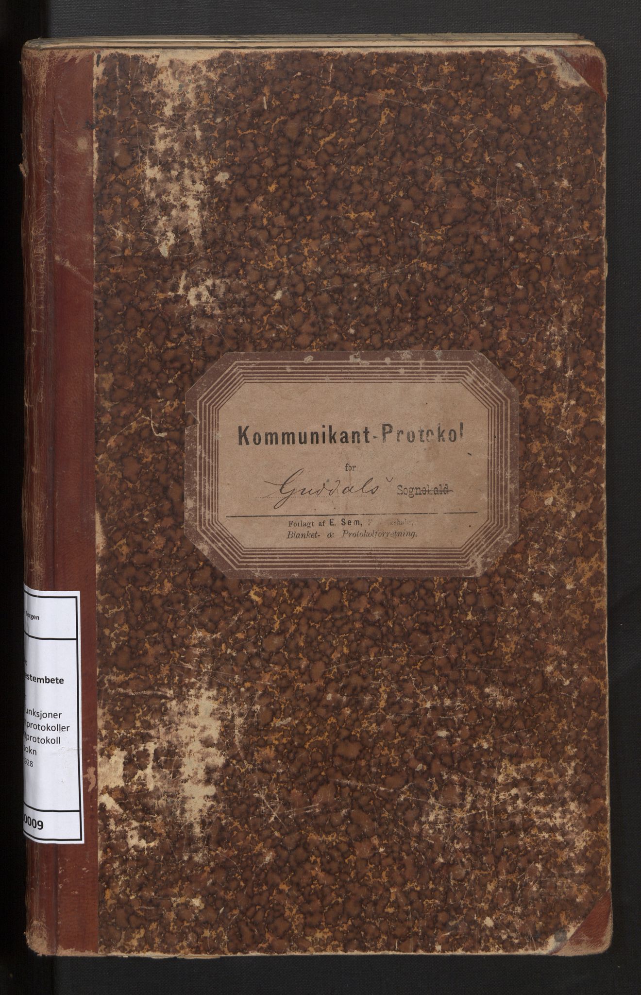 Fjaler sokneprestembete, AV/SAB-A-79801/H/Hb/L0009: Kommunikantprotokoll nr. 9, 1894-1928