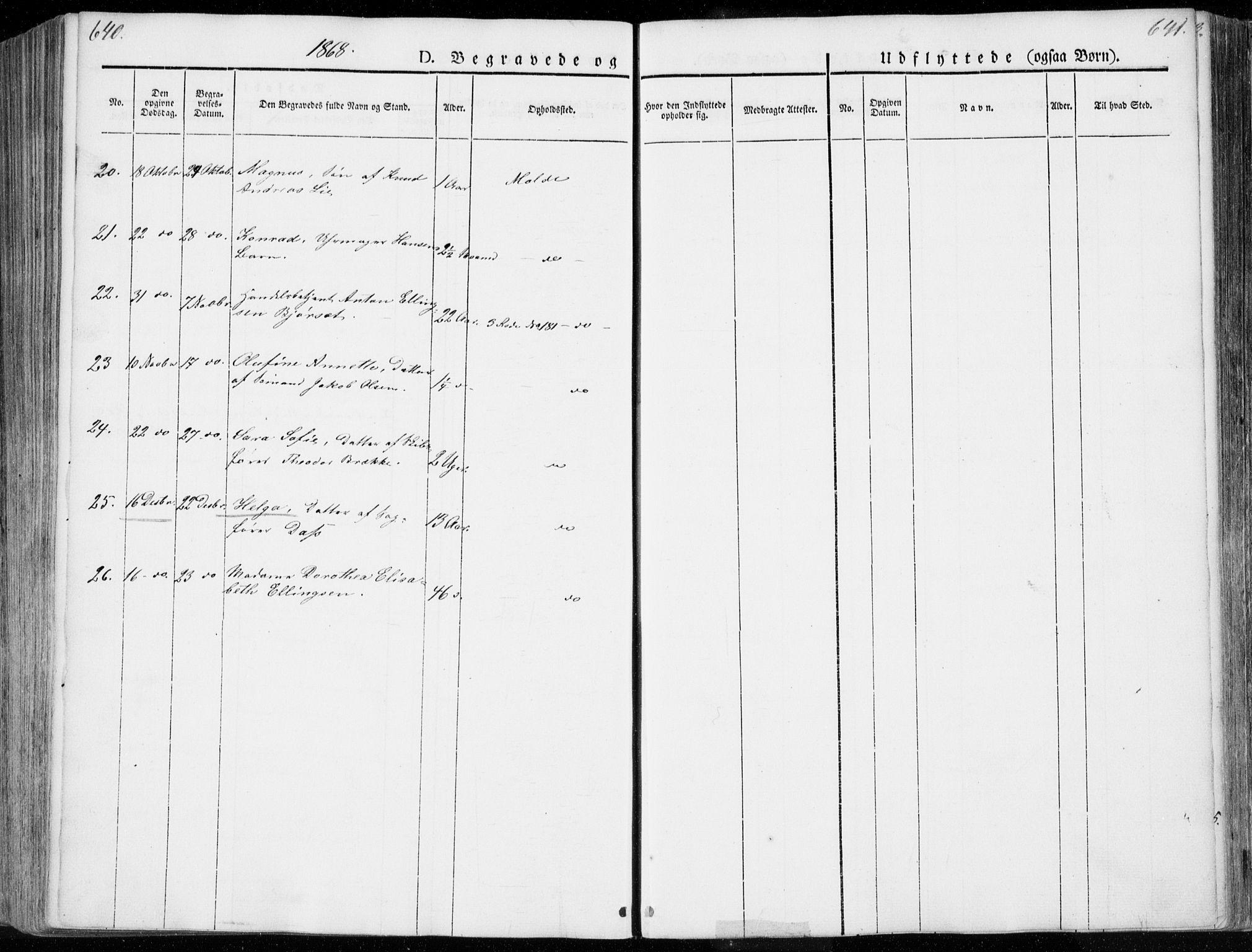 Ministerialprotokoller, klokkerbøker og fødselsregistre - Møre og Romsdal, AV/SAT-A-1454/558/L0689: Ministerialbok nr. 558A03, 1843-1872, s. 640-641