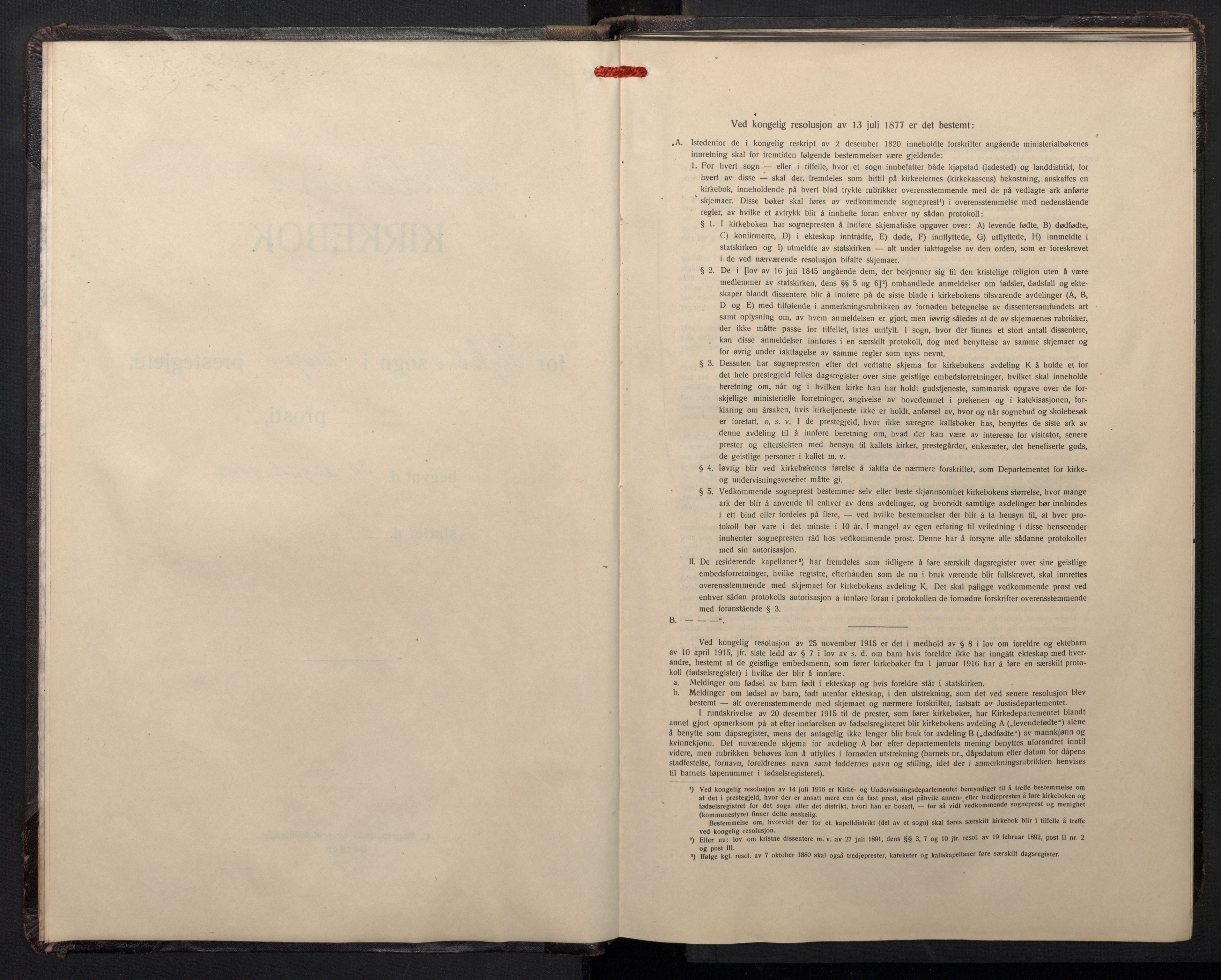 Nykirken Sokneprestembete, SAB/A-77101/H/Hab: Klokkerbok nr. E 4, 1947-1965
