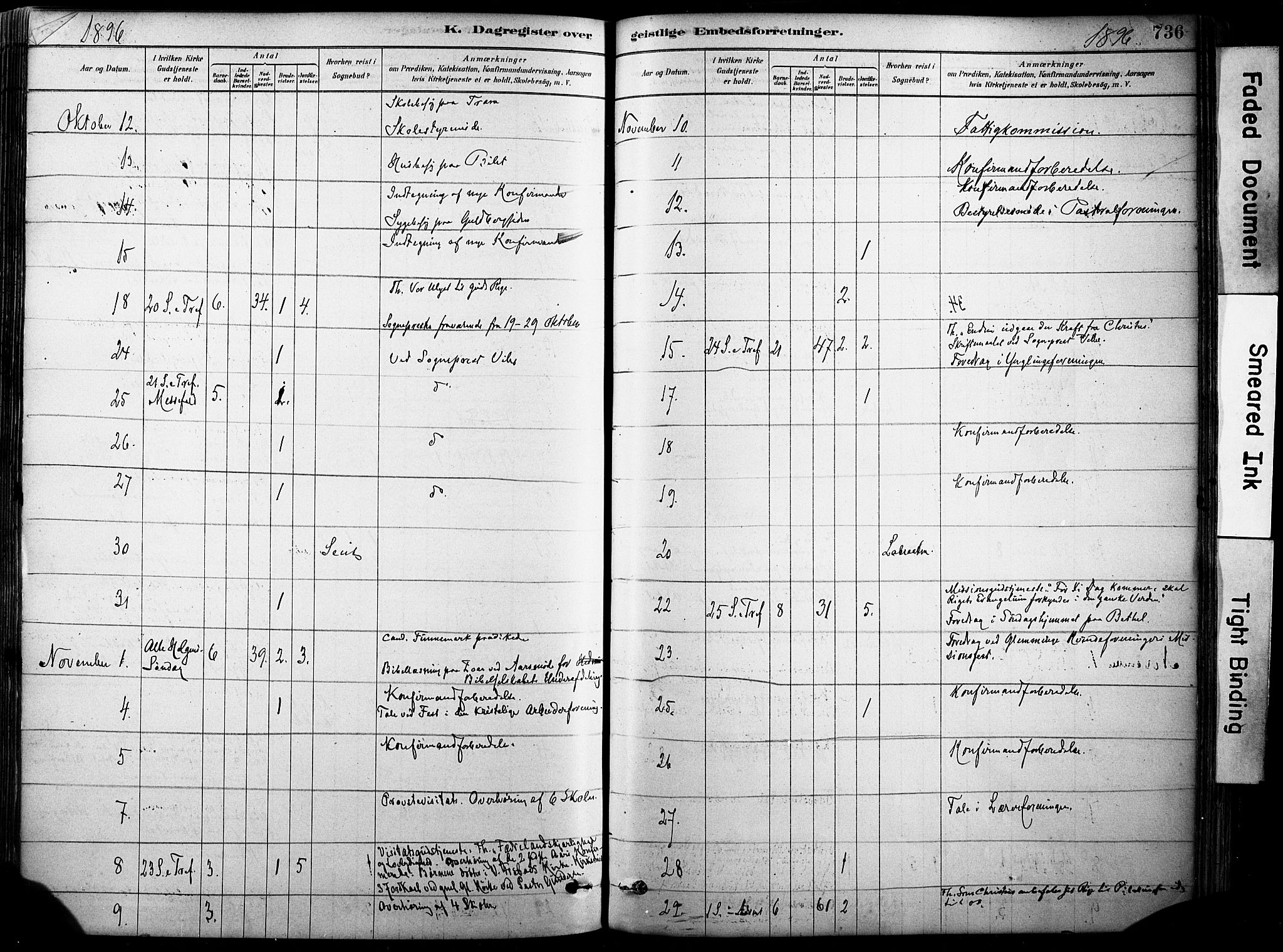 Glemmen prestekontor Kirkebøker, AV/SAO-A-10908/F/Fa/L0012: Ministerialbok nr. 12, 1878-1973, s. 736